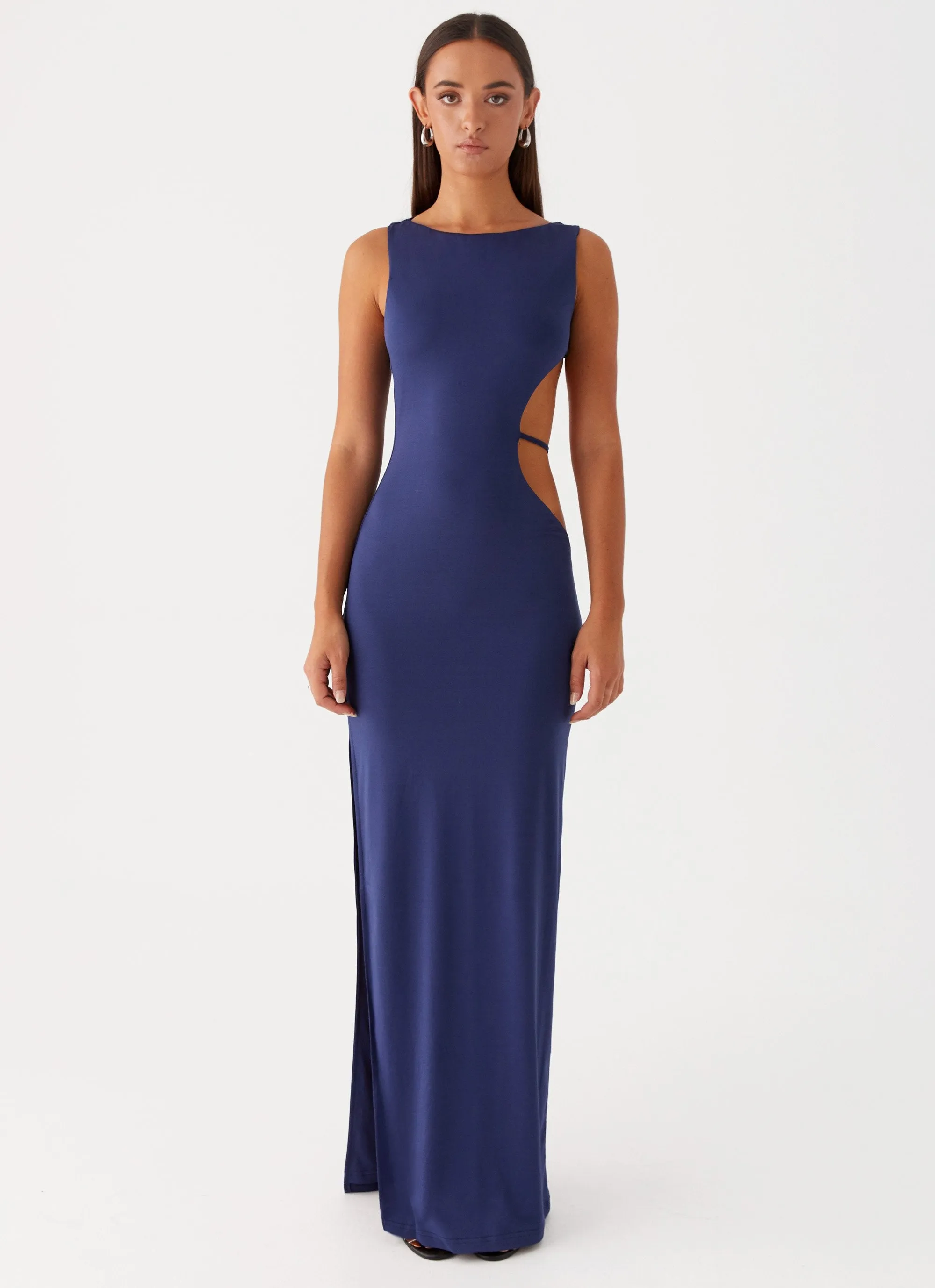 Sutton Maxi Dress - Navy sold by Peppermayo product image thumbnail 2