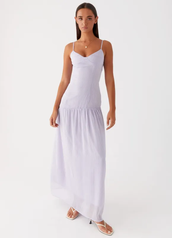 Shania Maxi Dress - Lavender made by Peppermayo