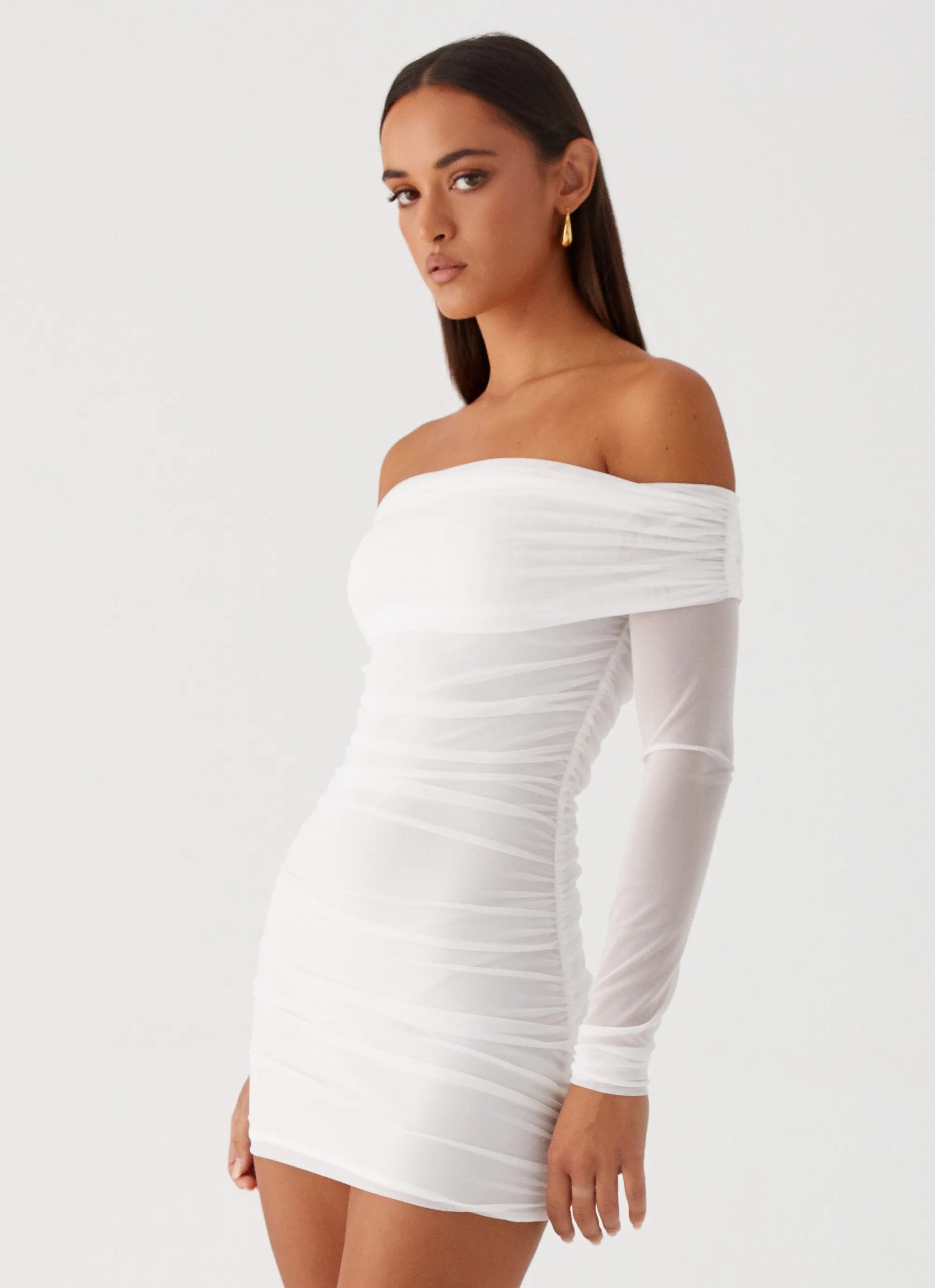 Liquid Spirit Mini Dress - White sold by Peppermayo product image thumbnail 3