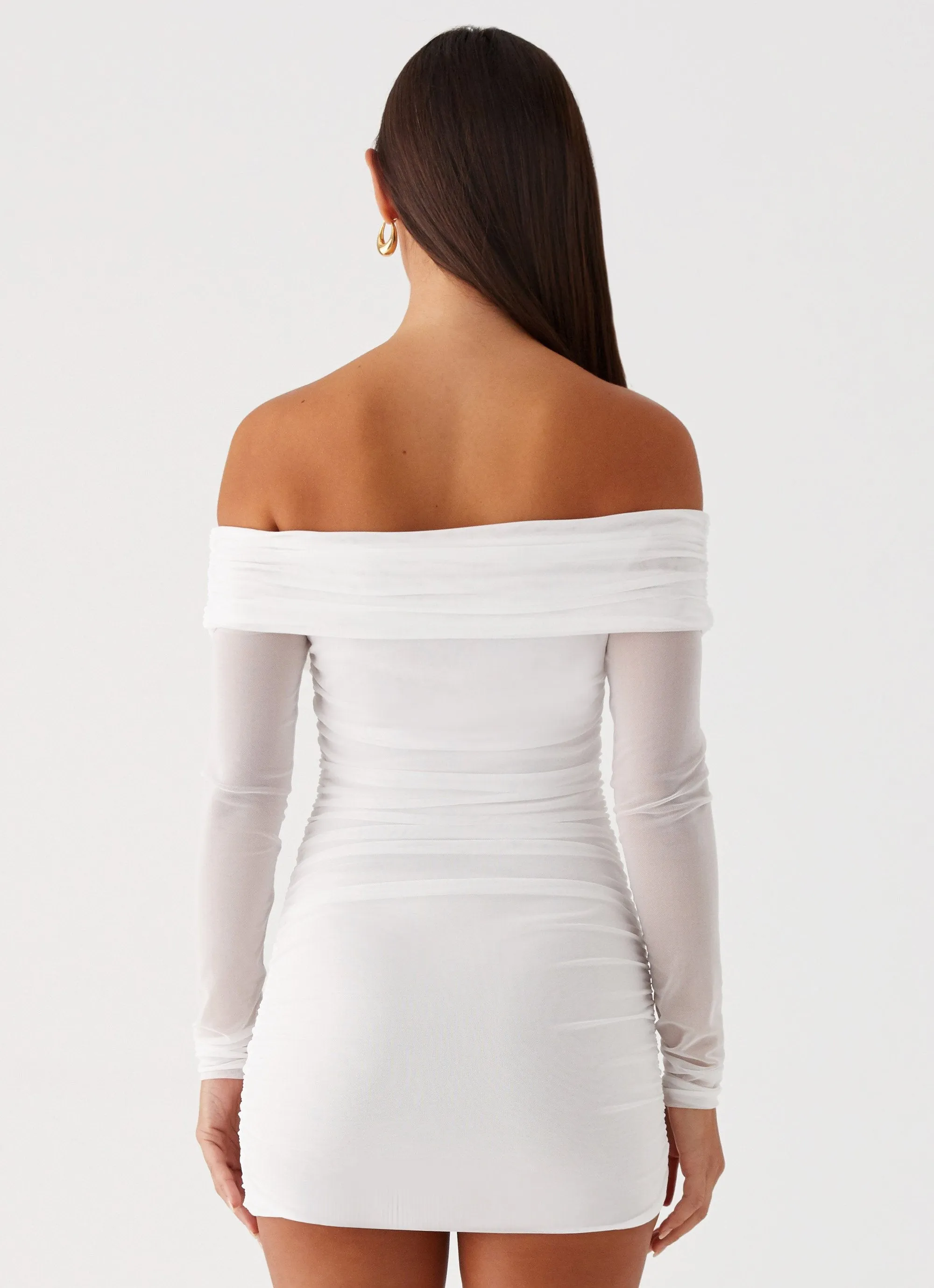 Liquid Spirit Mini Dress - White sold by Peppermayo product image thumbnail 4