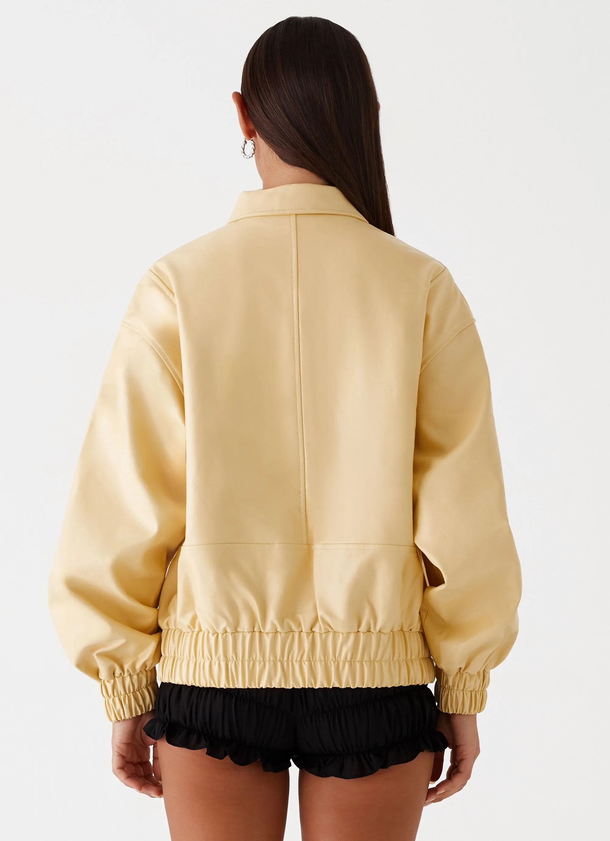 Holland Bomber Jacket - Yellow sold by Peppermayo product image thumbnail 4