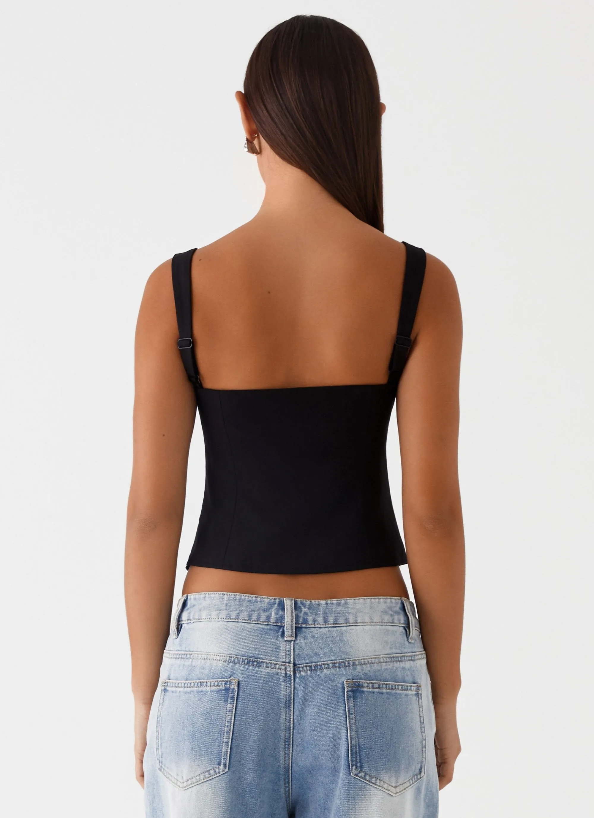 Pia Cut Out Top - Black sold by Peppermayo product image thumbnail 4