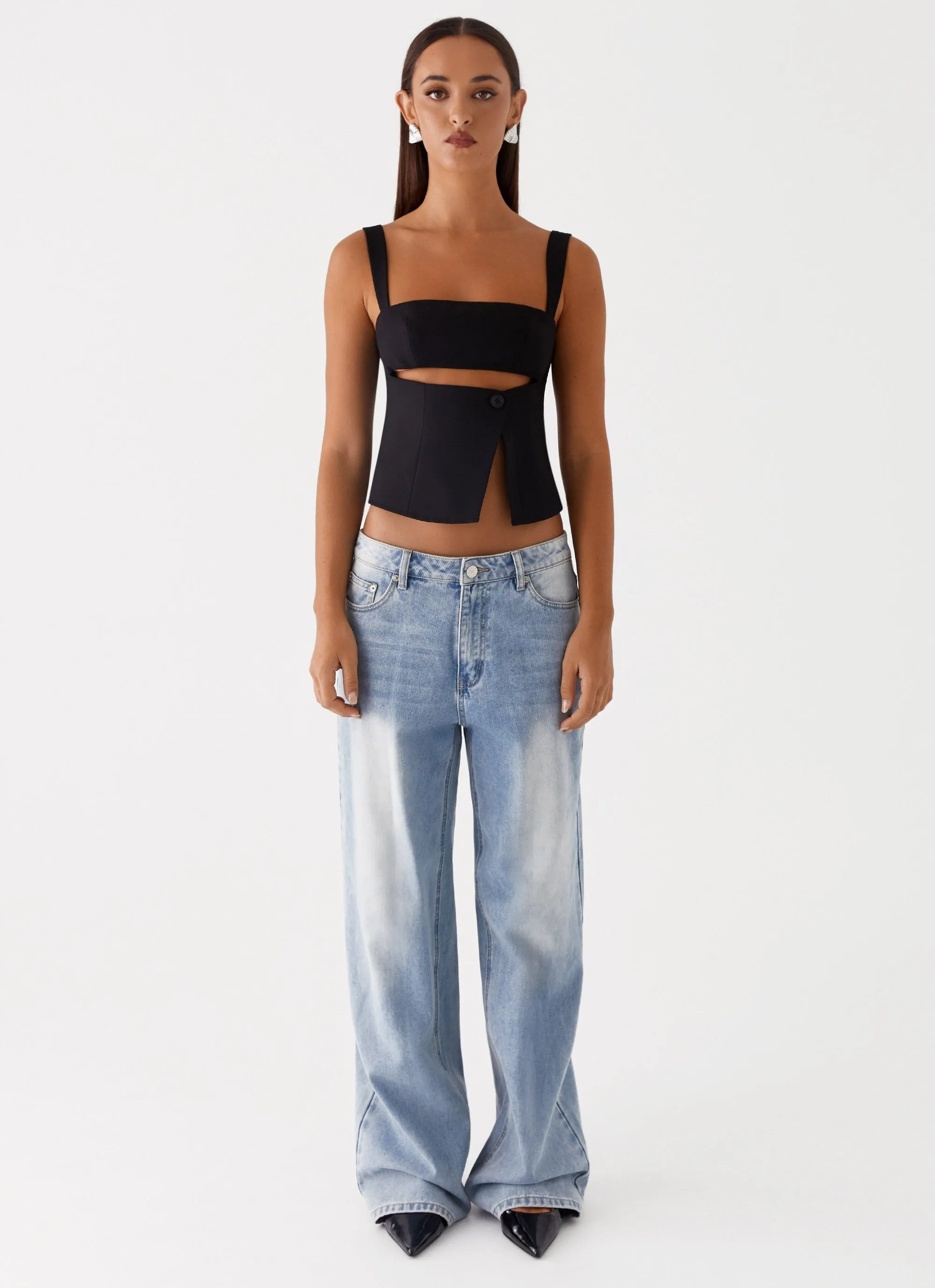 Pia Cut Out Top - Black sold by Peppermayo product image thumbnail 2