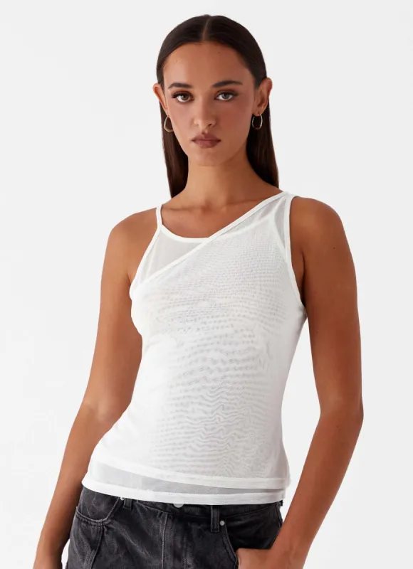 Almost Famous Tank - Off White sold by Peppermayo