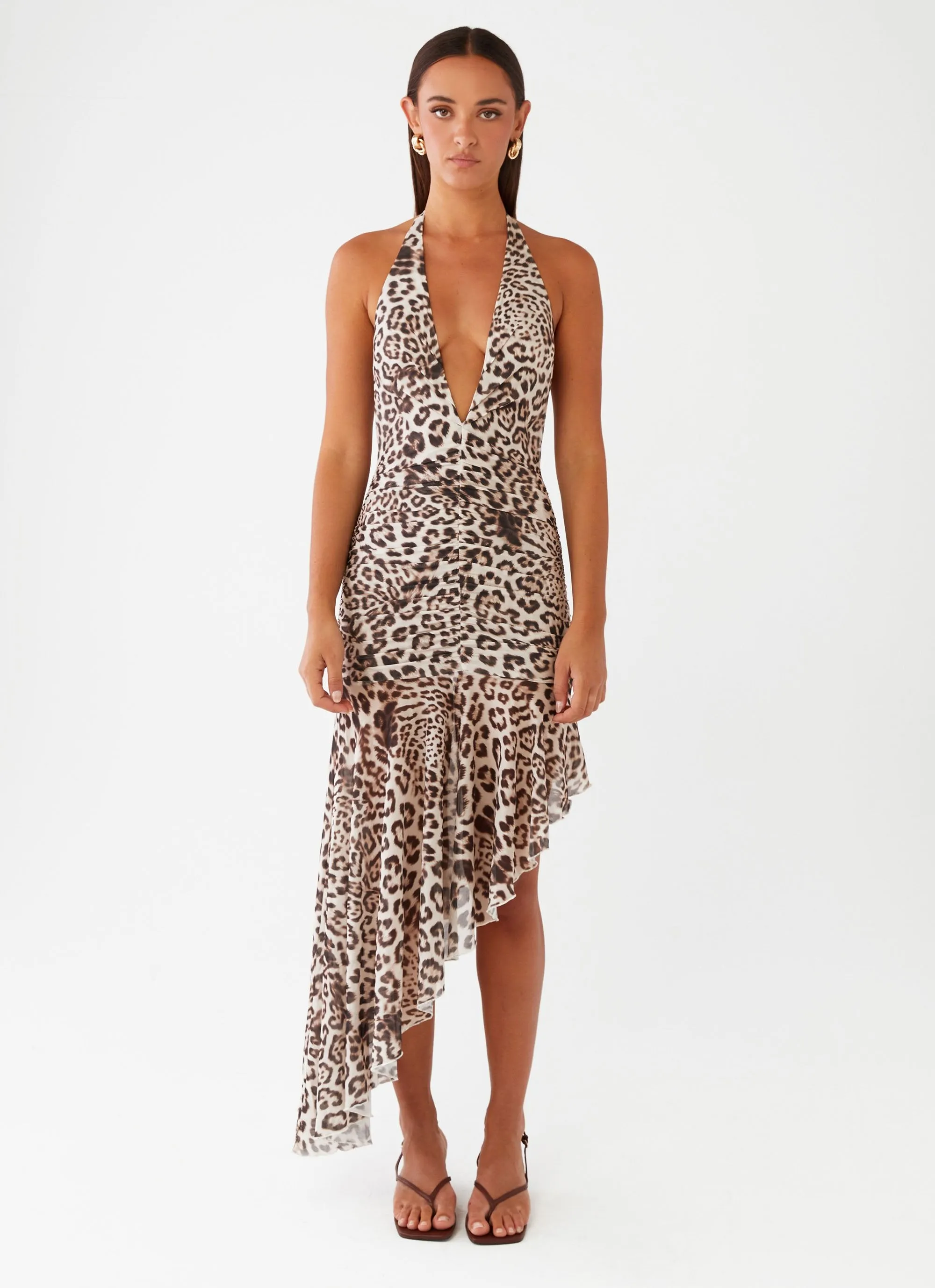 Take Time Midi Dress - Leopard sold by Peppermayo product image thumbnail 2