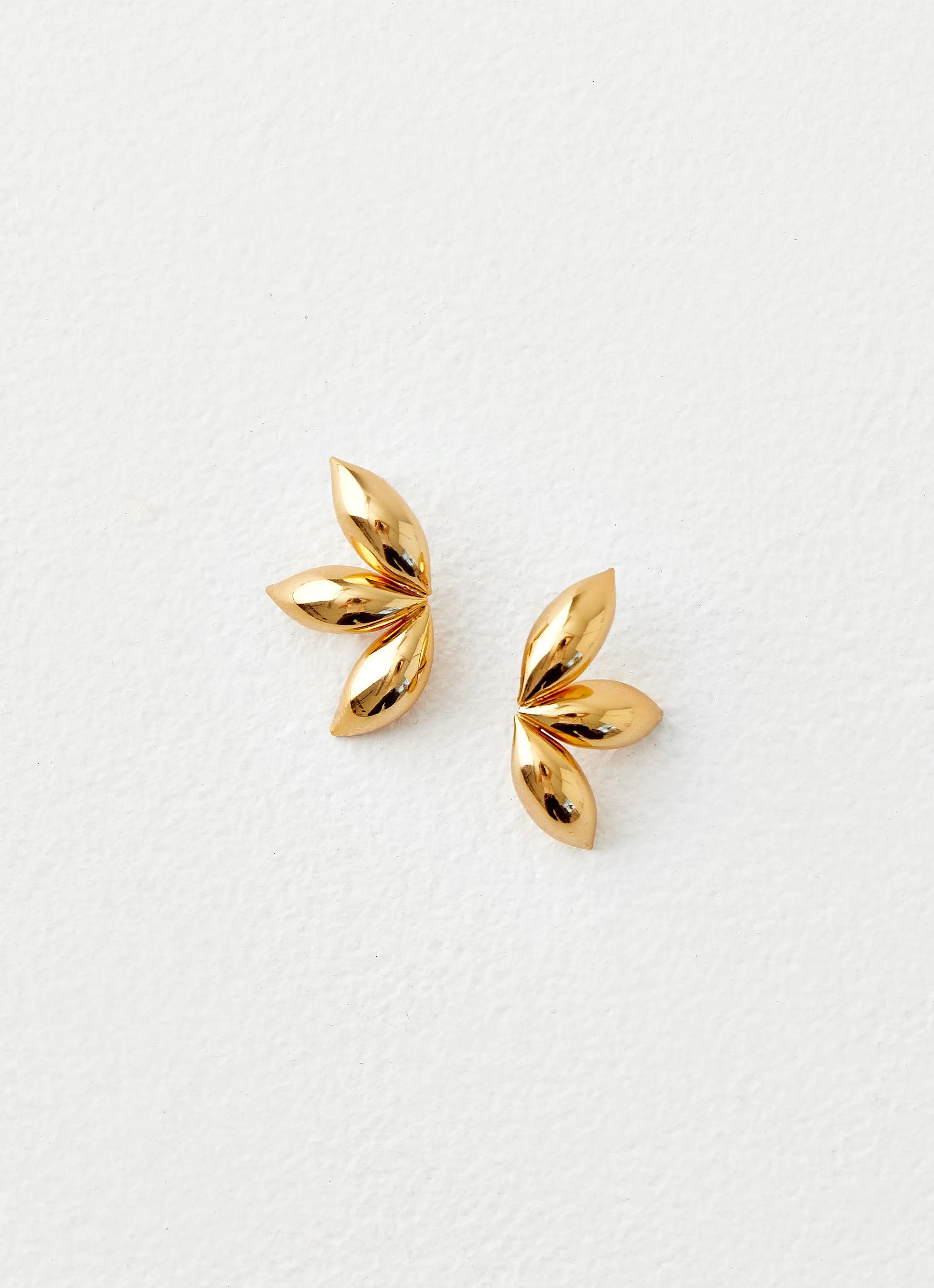 Priya Earrings - Gold sold by Peppermayo product image thumbnail 2