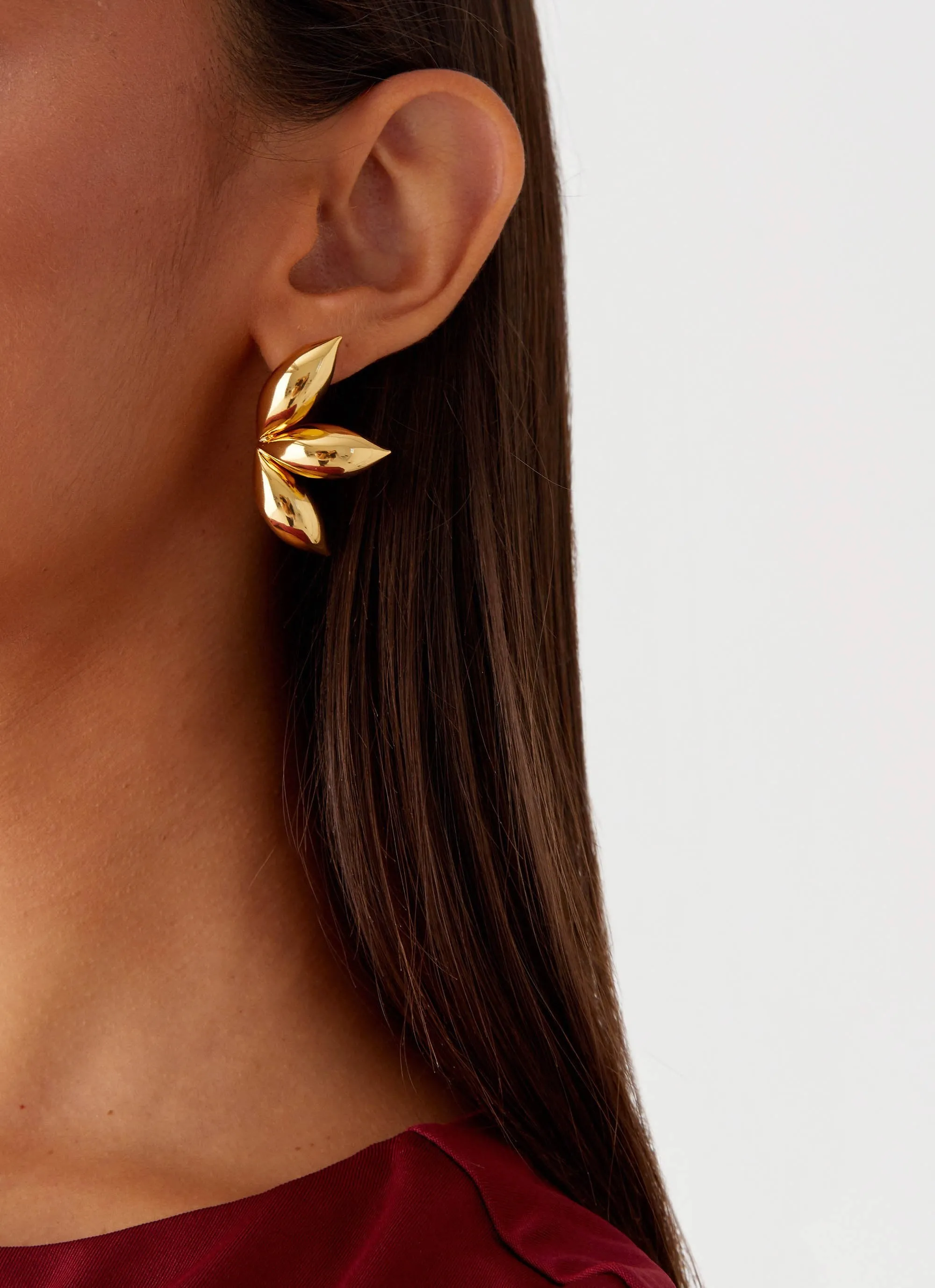 Priya Earrings - Gold sold by Peppermayo product image thumbnail 3