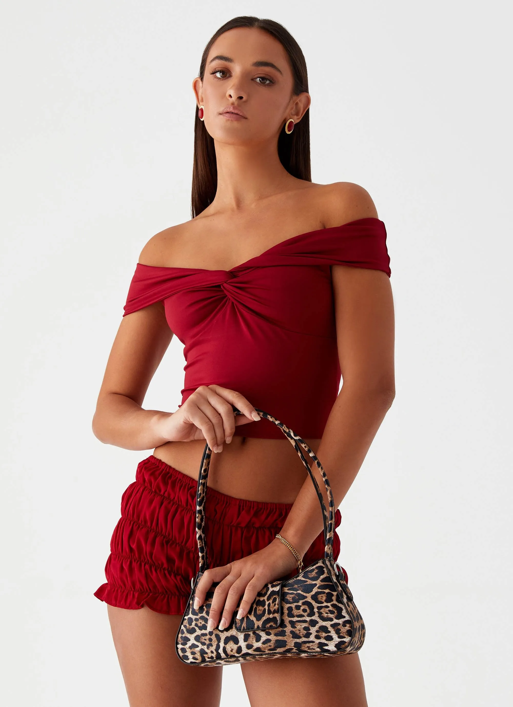 Selma Shoulder Bag - Leopard sold by Peppermayo product image thumbnail 3