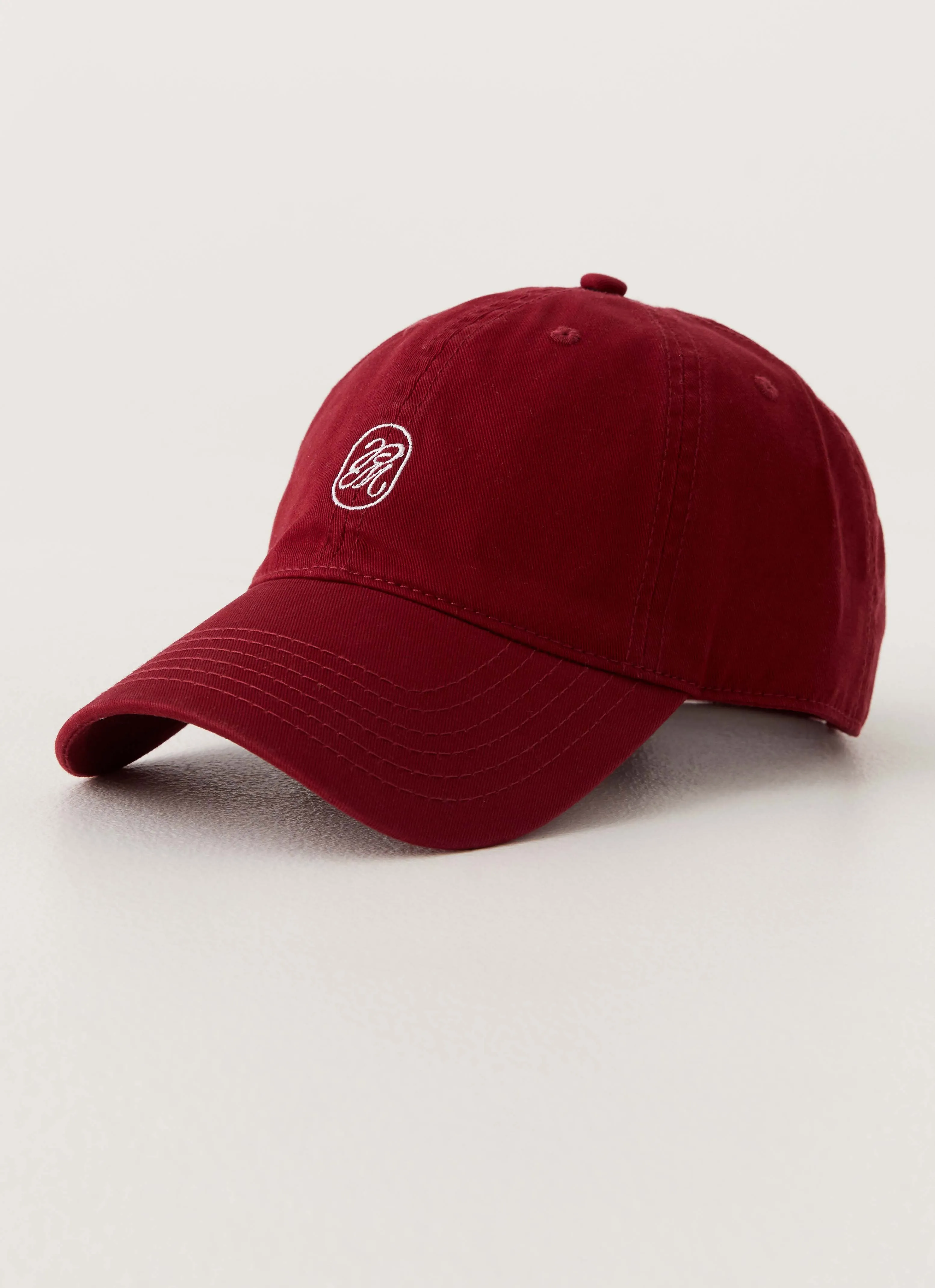 Big Hit Baseball Cap - Maroon sold by Peppermayo product image thumbnail 4