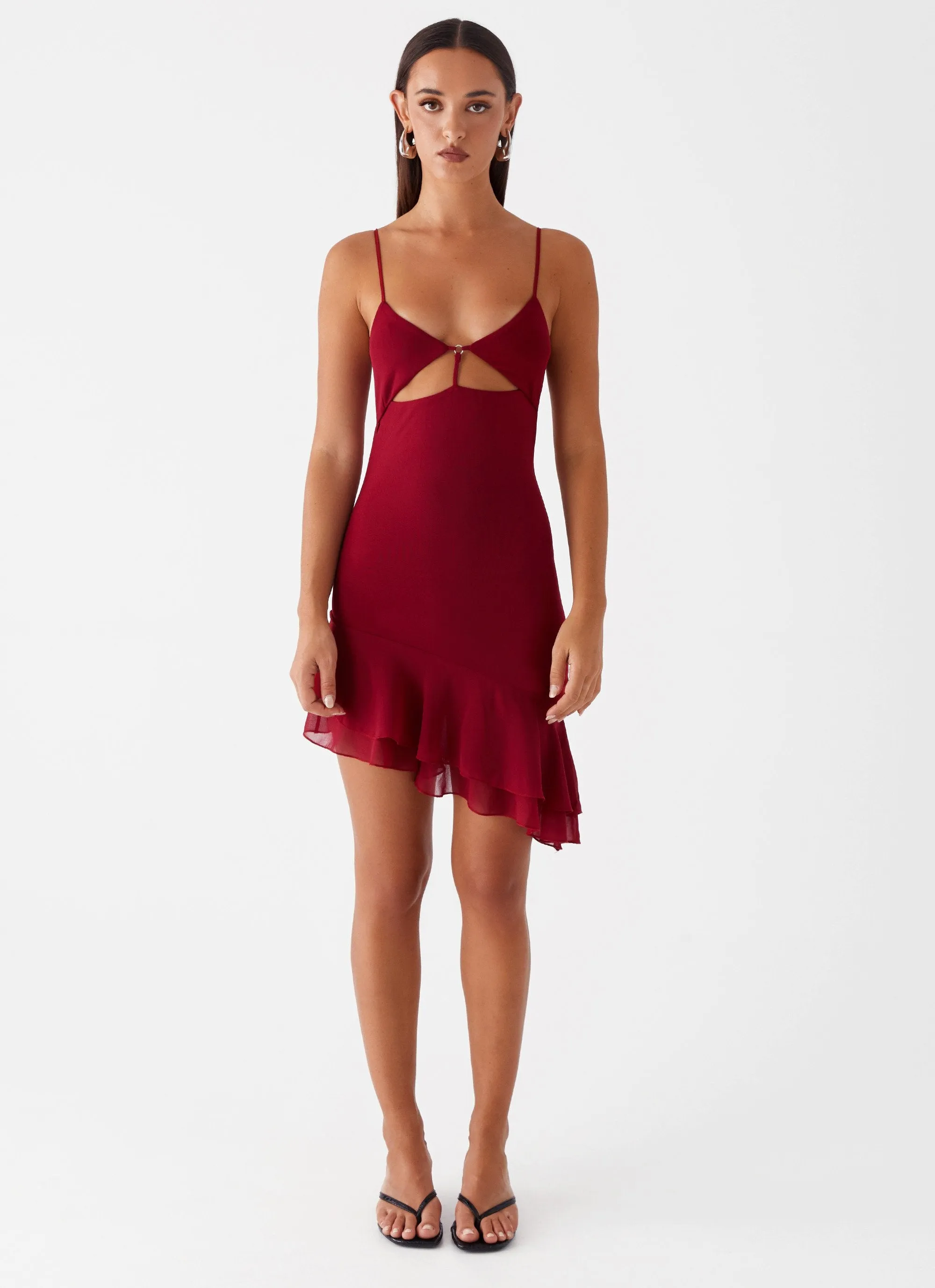 Mallory Mini Dress - Cherry Red sold by Peppermayo product image thumbnail 2