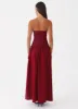 Carmel Maxi Dress - Merlot sold by Peppermayo