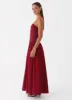Carmel Maxi Dress - Merlot sold by Peppermayo