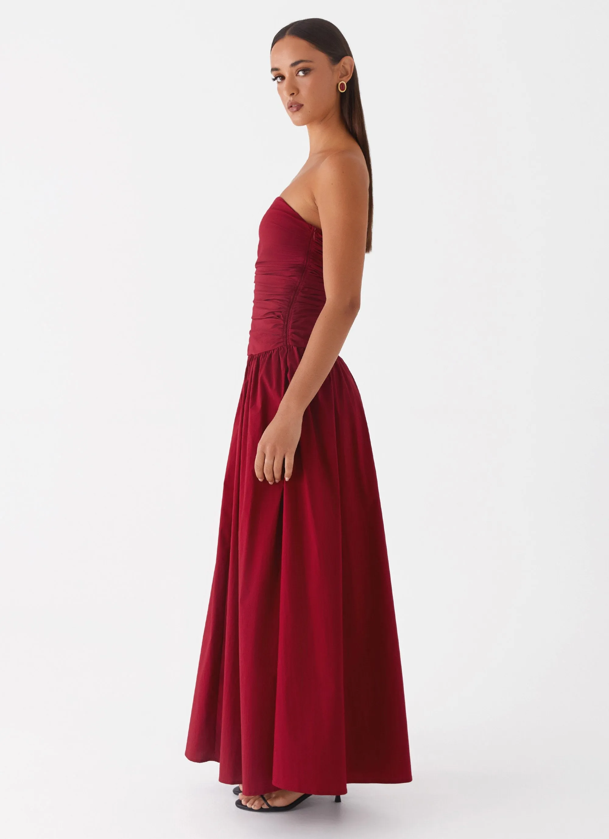 Carmel Maxi Dress - Merlot sold by Peppermayo product image thumbnail 3