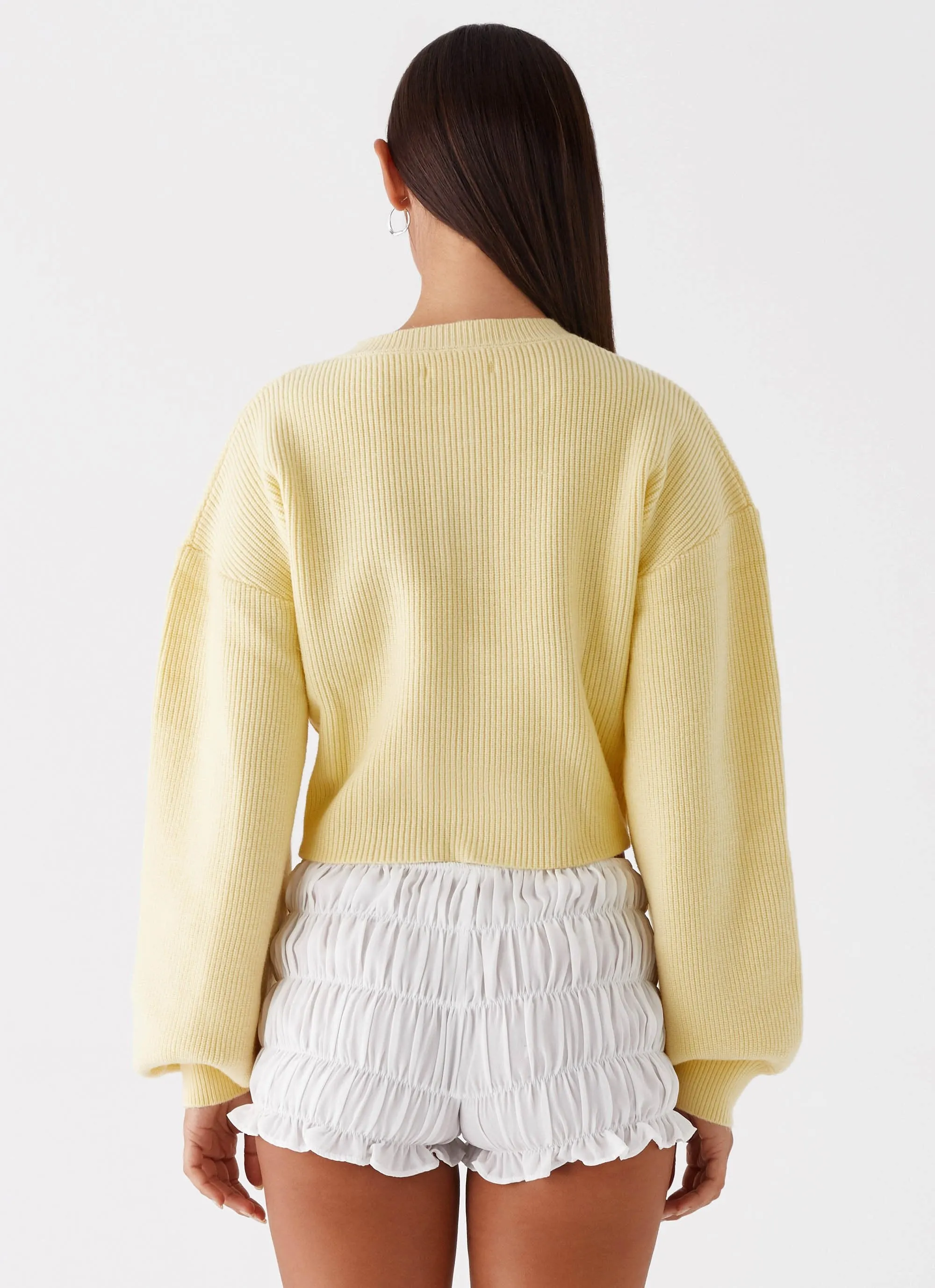 Daphne Knit Cardigan - Butter Yellow sold by Peppermayo product image thumbnail 4