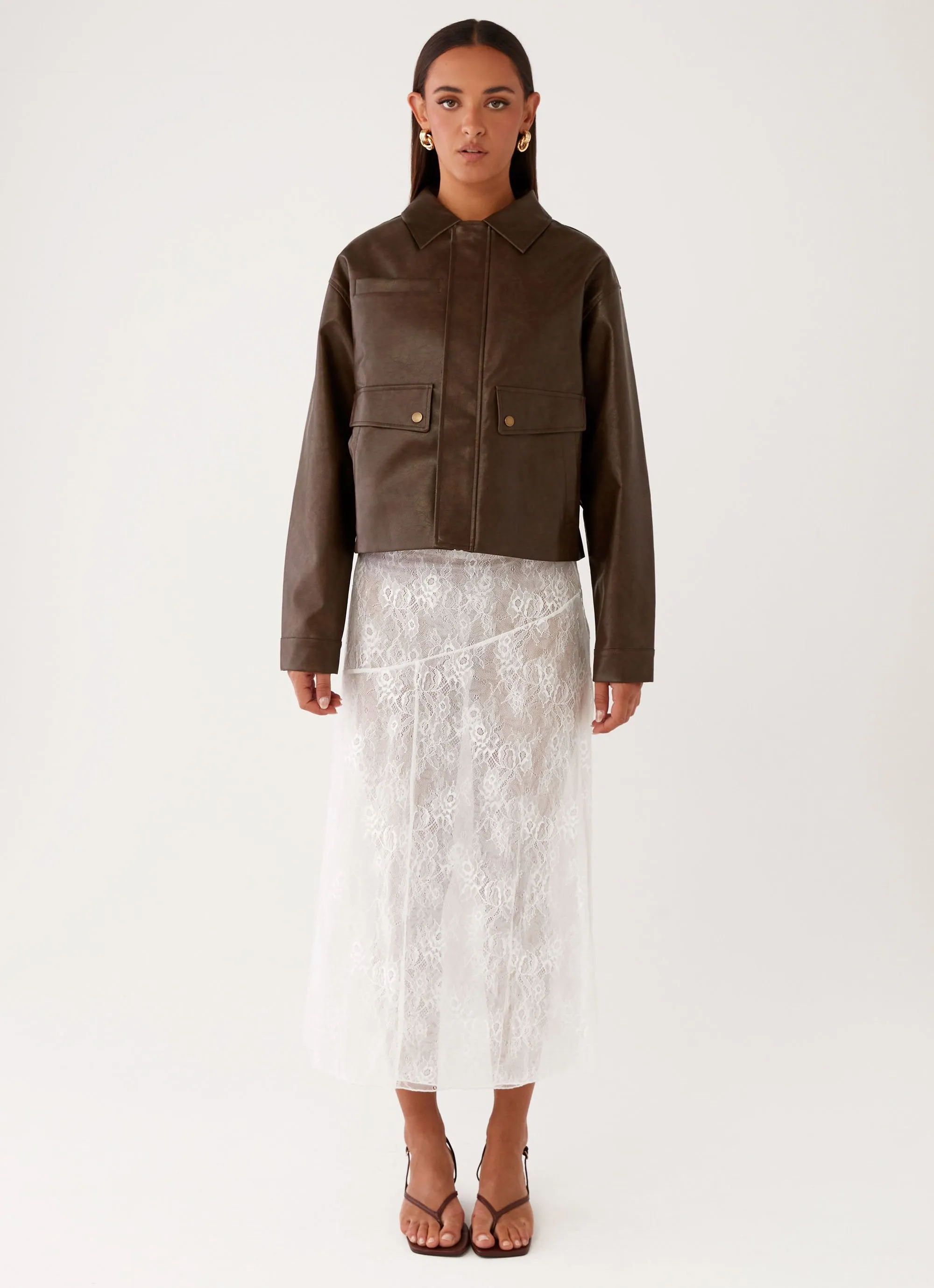 Alara Midi Skirt - White sold by Peppermayo product image thumbnail 2