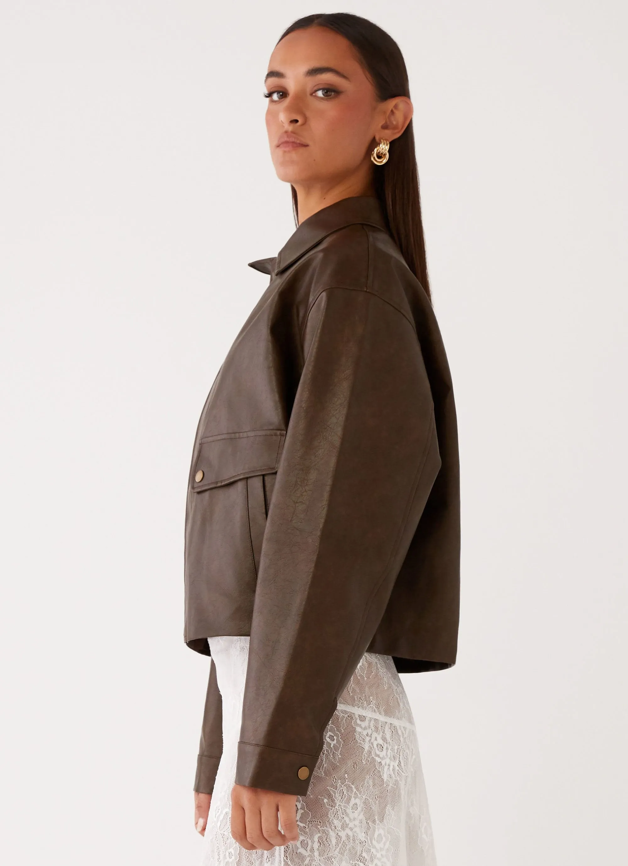 Sloane Jacket - Brown sold by Peppermayo product image thumbnail 4