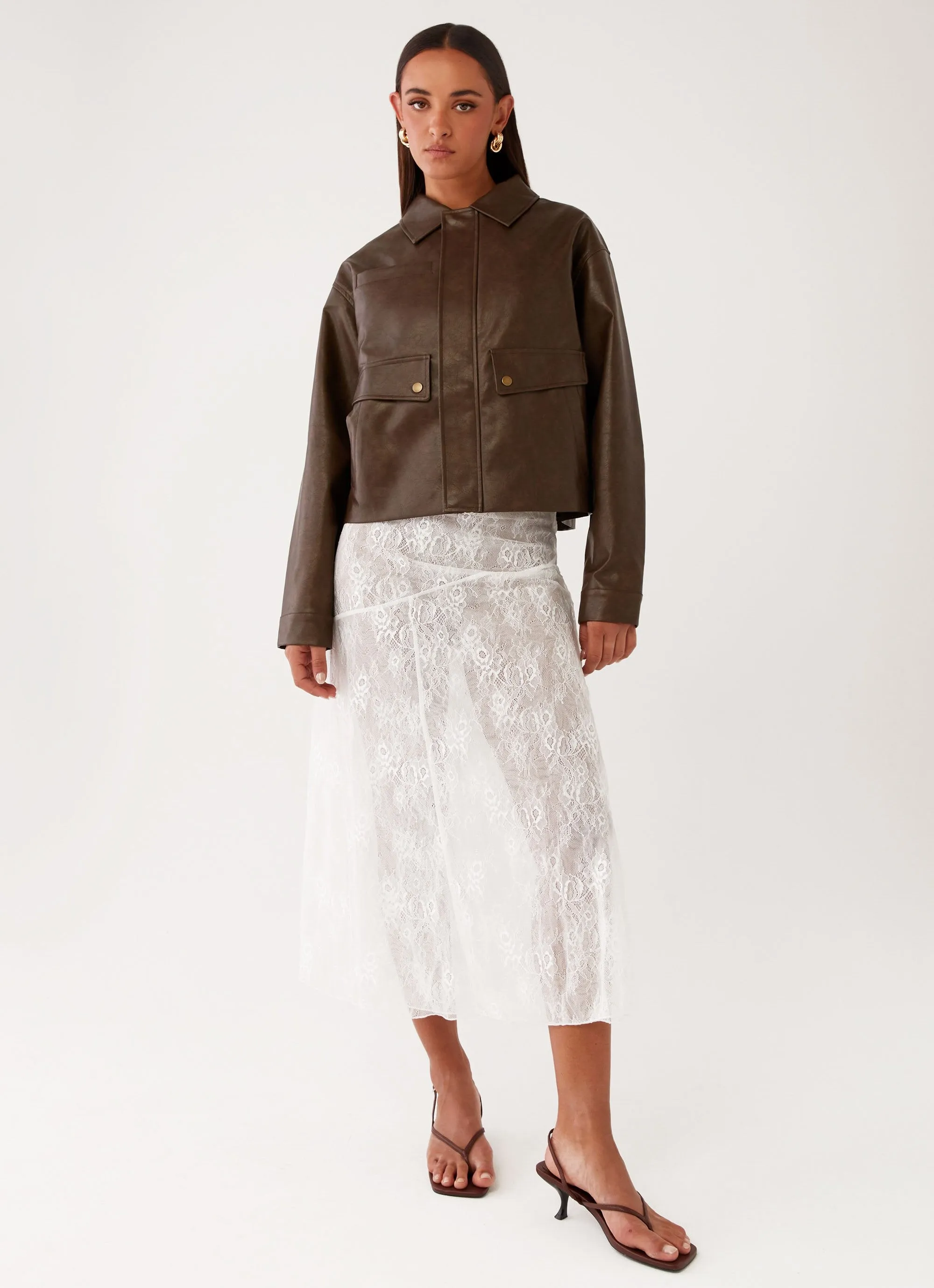 Sloane Jacket - Brown sold by Peppermayo product image thumbnail 2