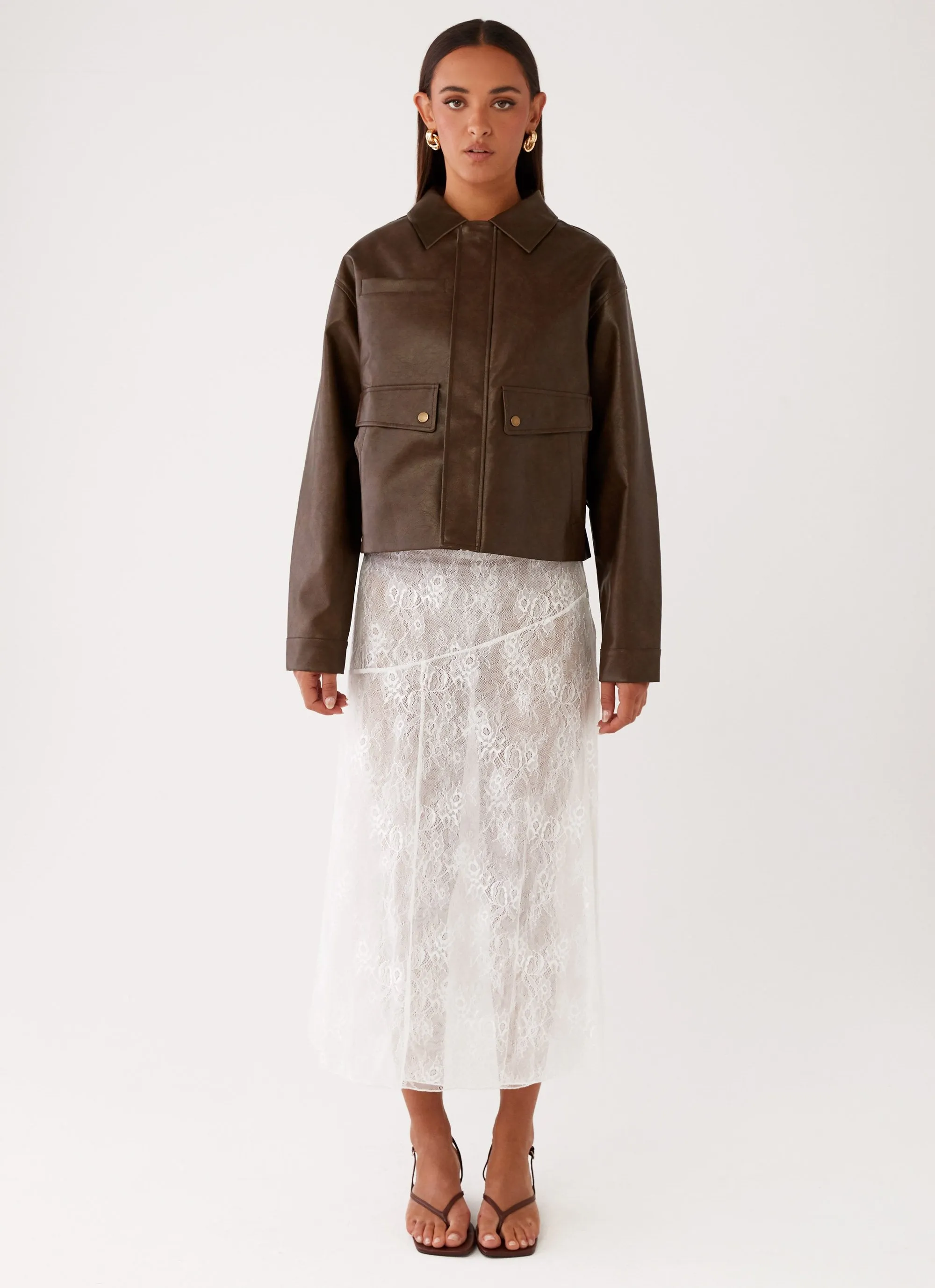 Sloane Jacket - Brown sold by Peppermayo product image thumbnail 3