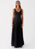 Cosma Maxi Dress - Black sold by Peppermayo