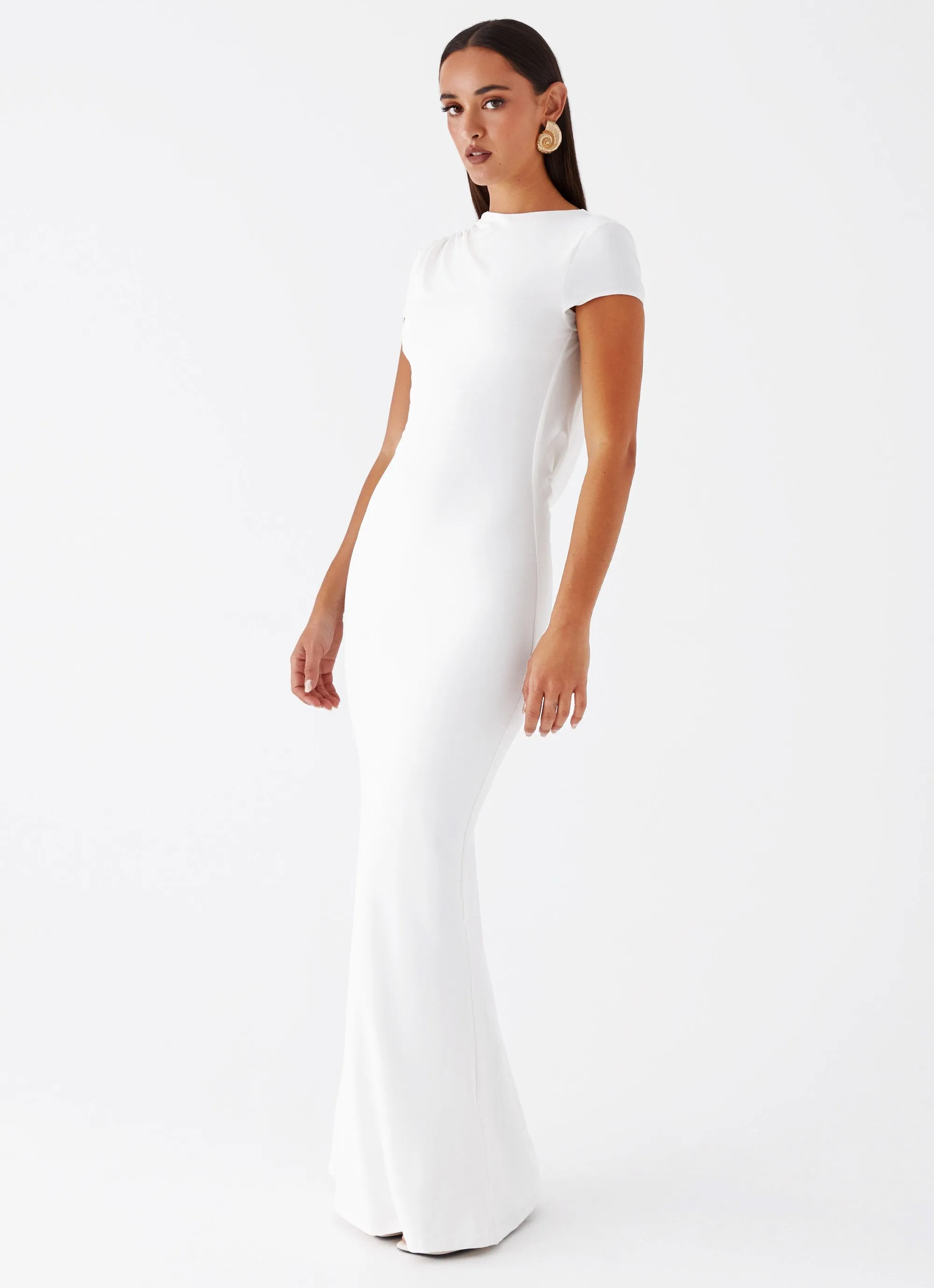 Imogen Maxi Dress - White sold by Peppermayo product image thumbnail 3