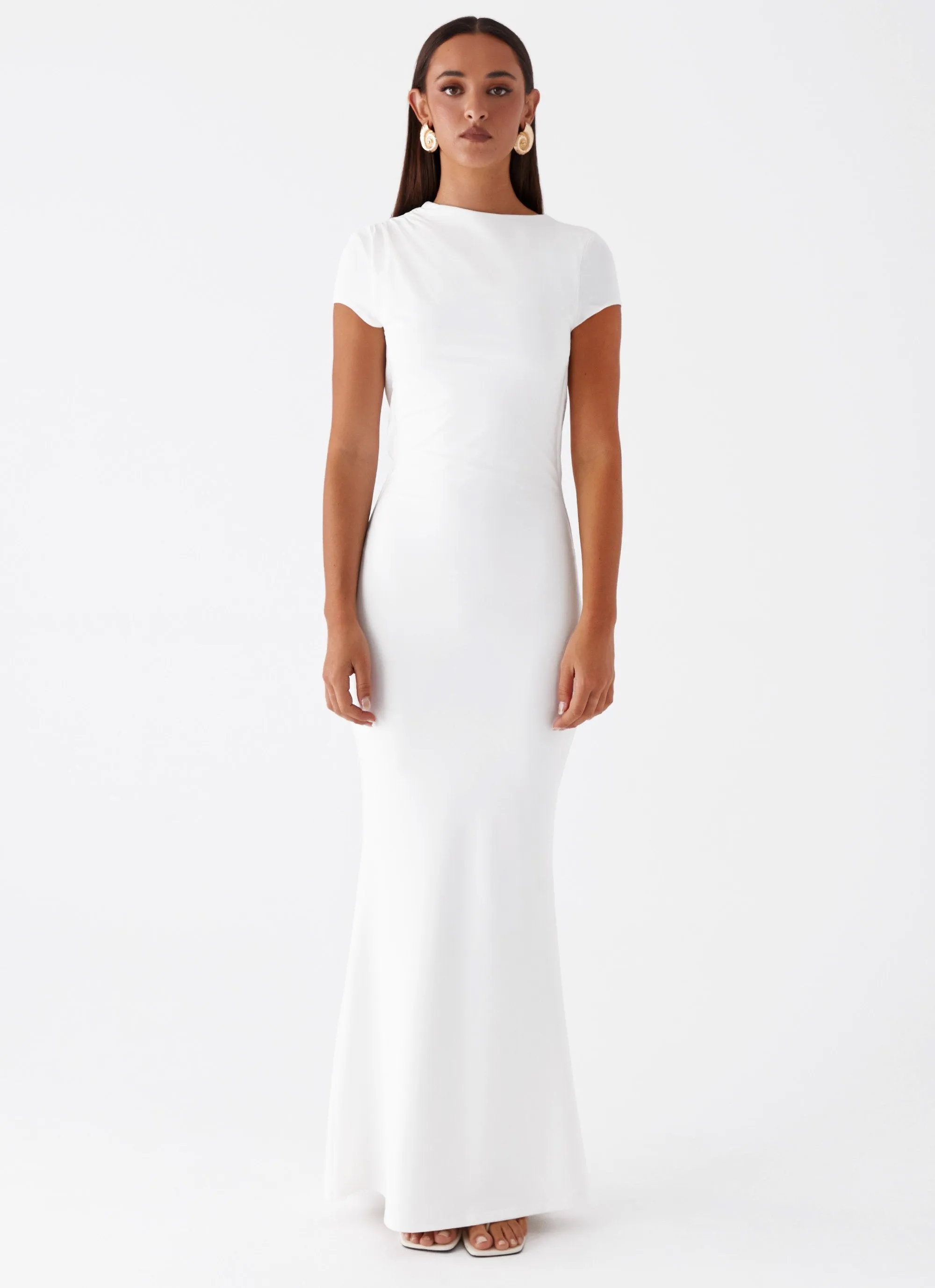 Imogen Maxi Dress - White sold by Peppermayo product image thumbnail 2