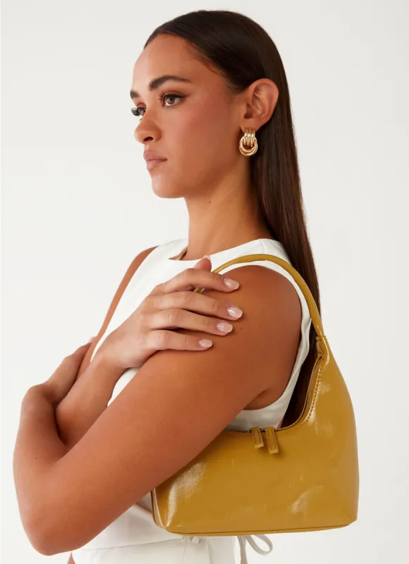 Jolie Shoulder Bag - Yellow sold by Peppermayo