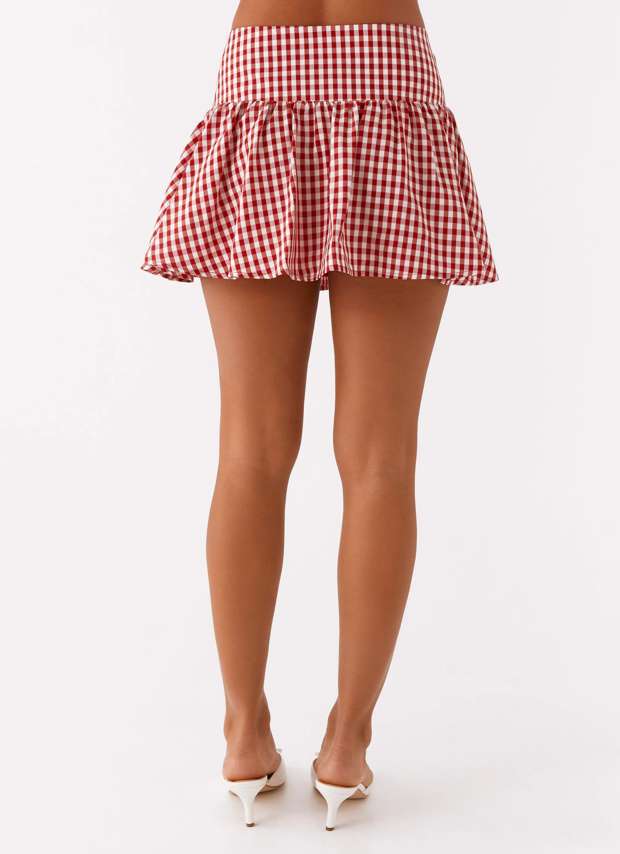 Bellamy Mini Skirt - Red Gingham sold by Peppermayo product image thumbnail 4