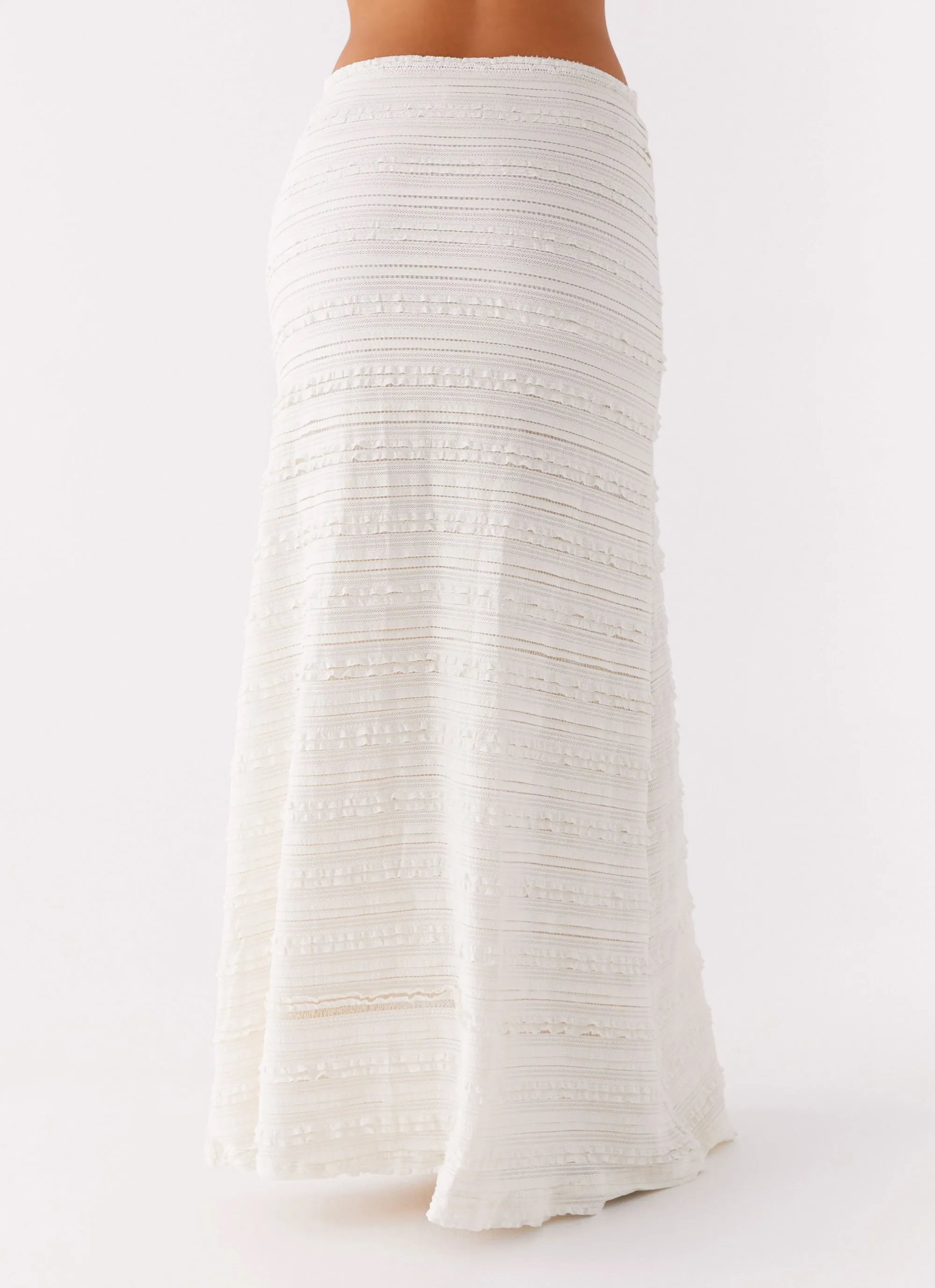 Harbour Side Mesh Maxi Skirt - White sold by Peppermayo product image thumbnail 3