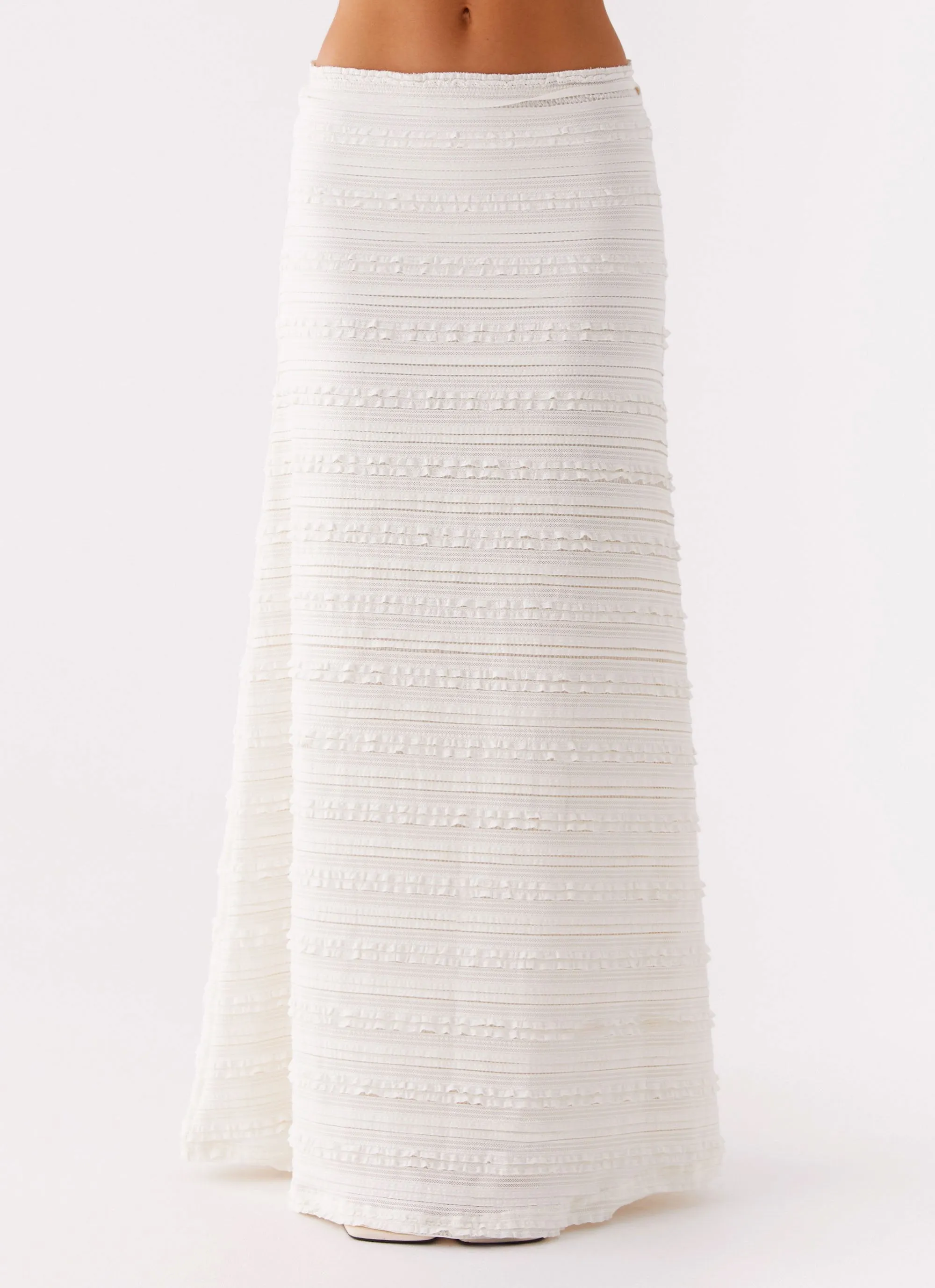 Harbour Side Mesh Maxi Skirt - White sold by Peppermayo product image thumbnail 4