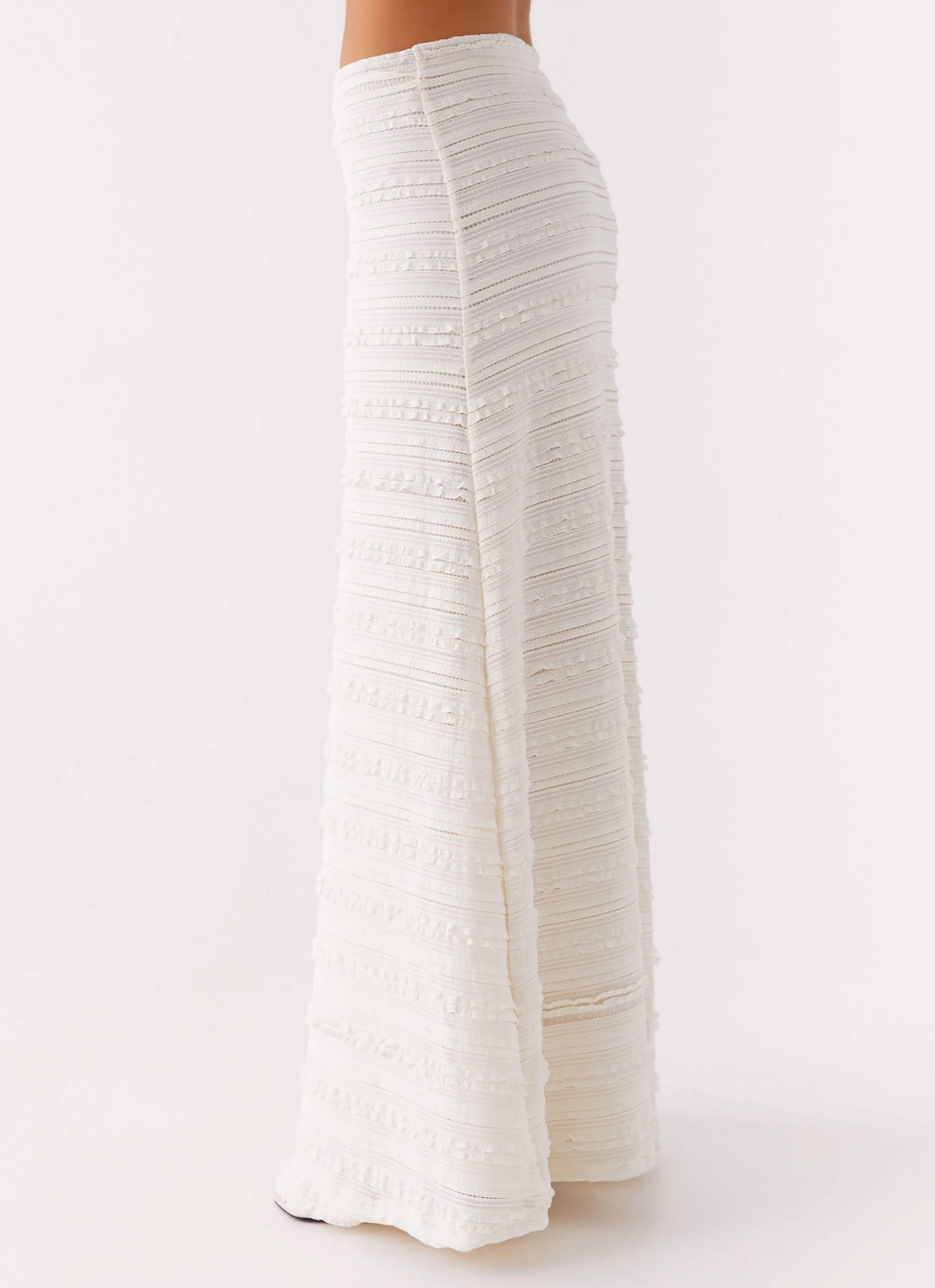 Harbour Side Mesh Maxi Skirt - White sold by Peppermayo product image thumbnail 2