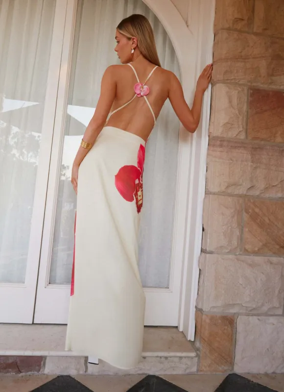 Island Girl Maxi Dress - Yellow sold by Peppermayo