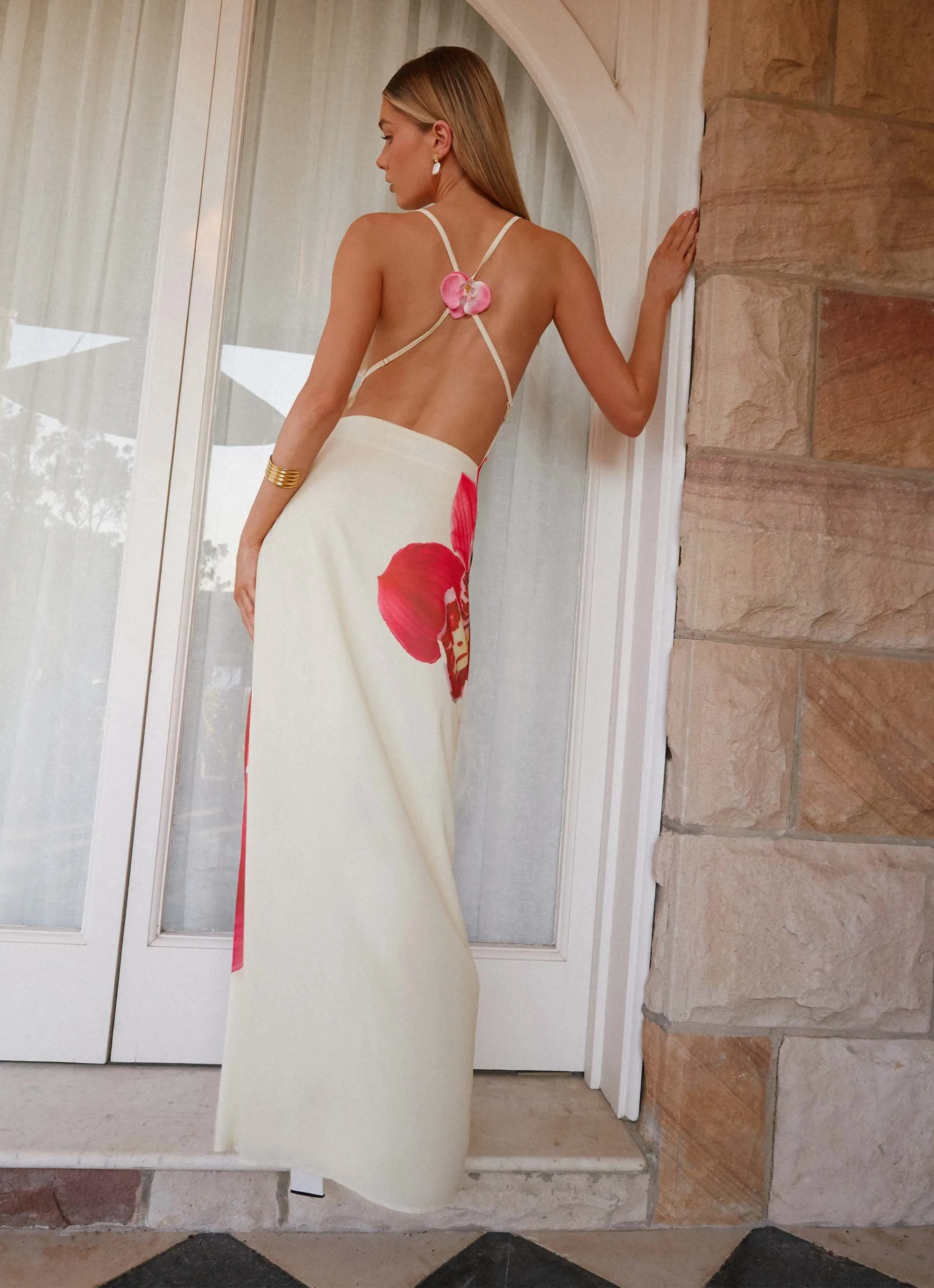 Island Girl Maxi Dress - Yellow sold by Peppermayo