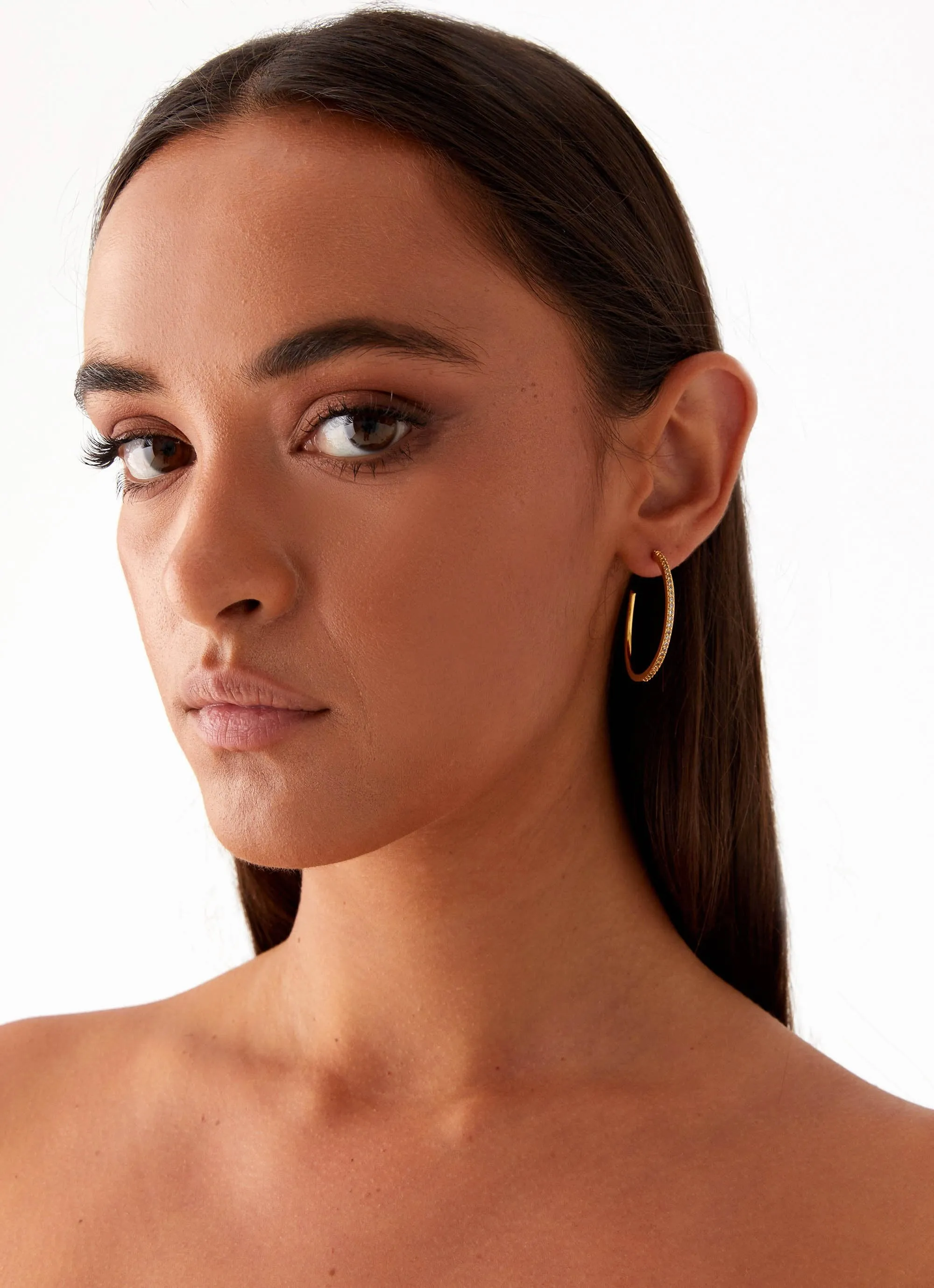 Lilyanna Earrings - Gold sold by Peppermayo product image thumbnail 4
