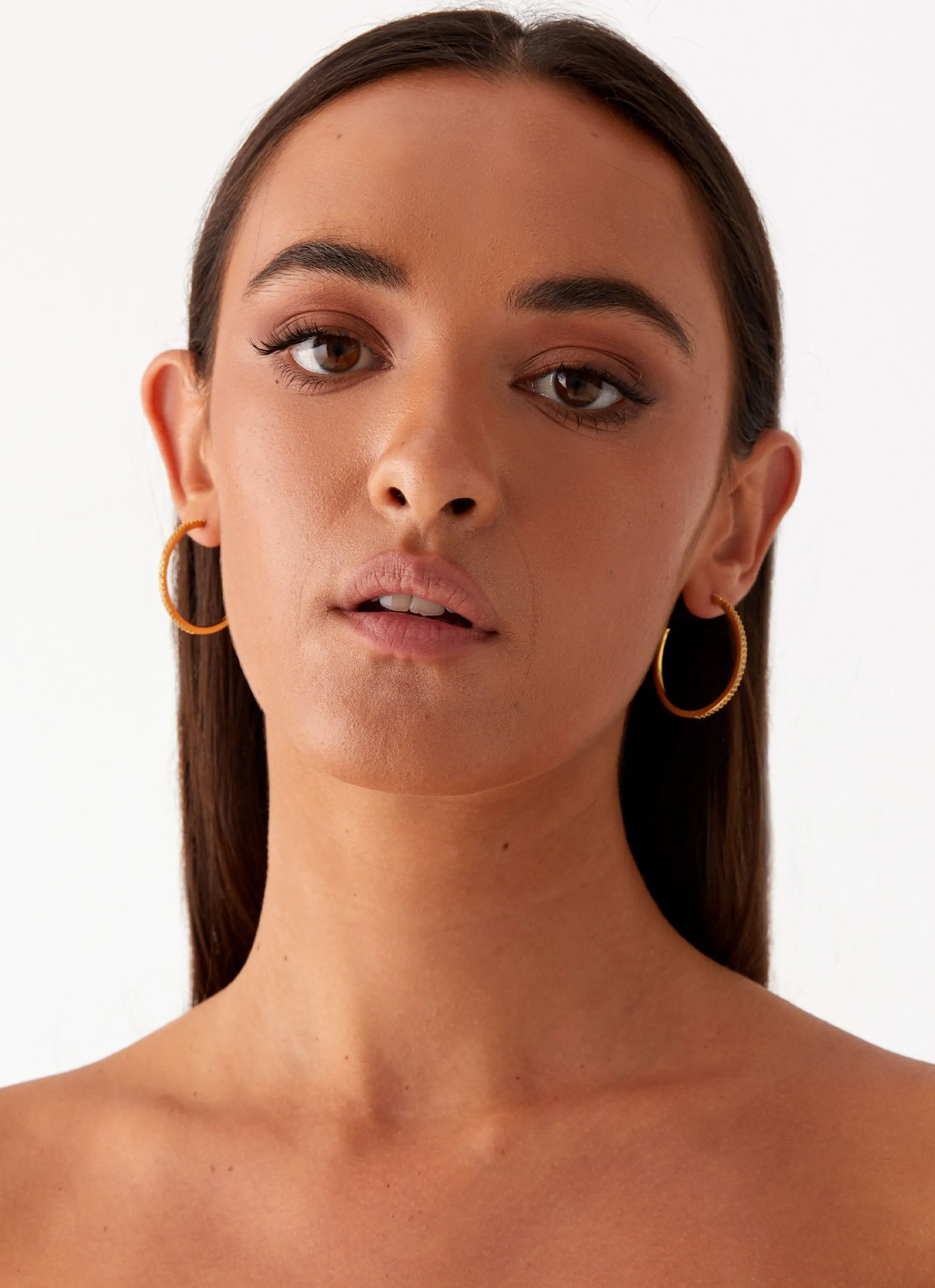 Lilyanna Earrings - Gold sold by Peppermayo