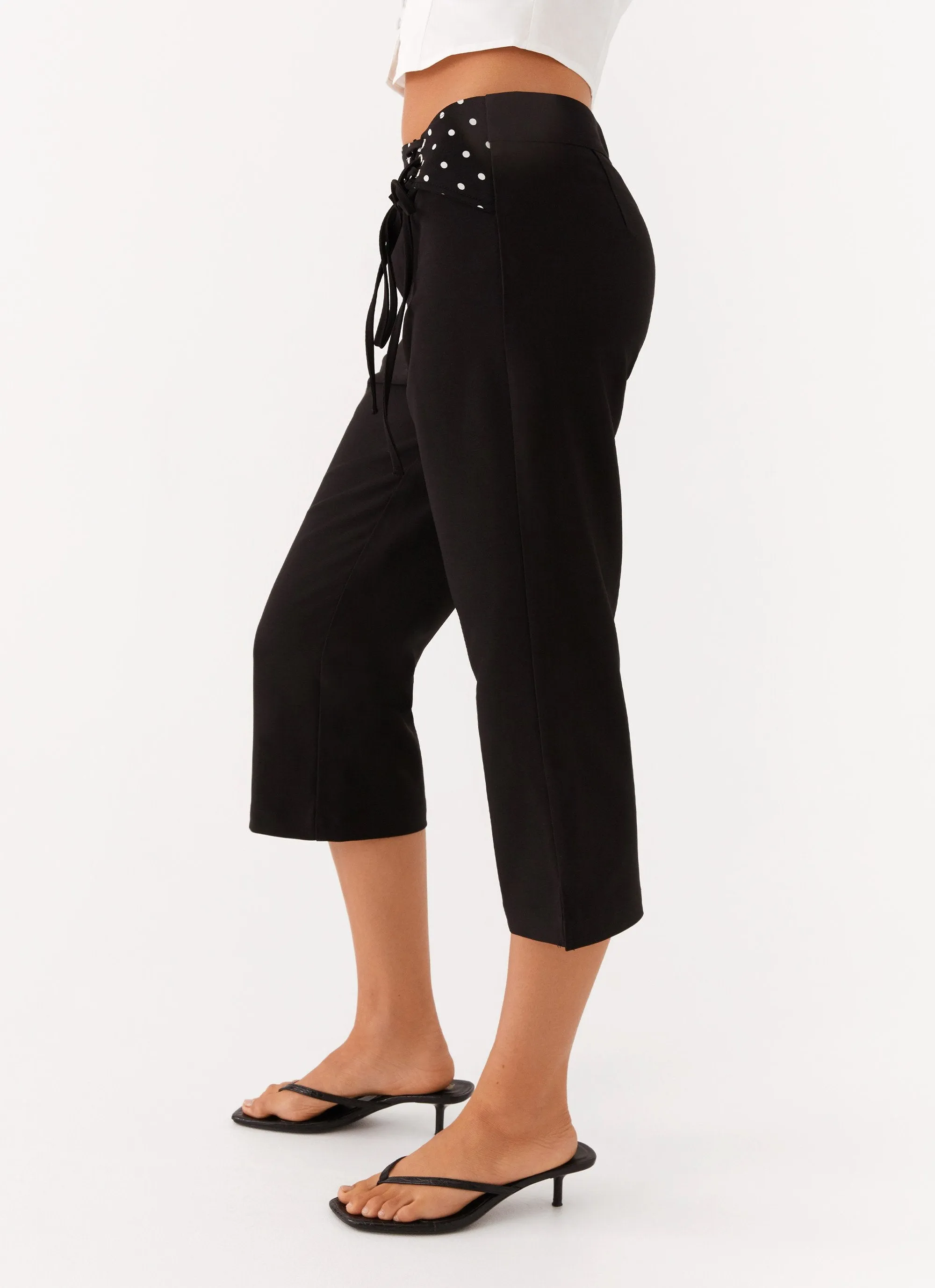 Hadid Capri Pants - Black sold by Peppermayo product image thumbnail 4