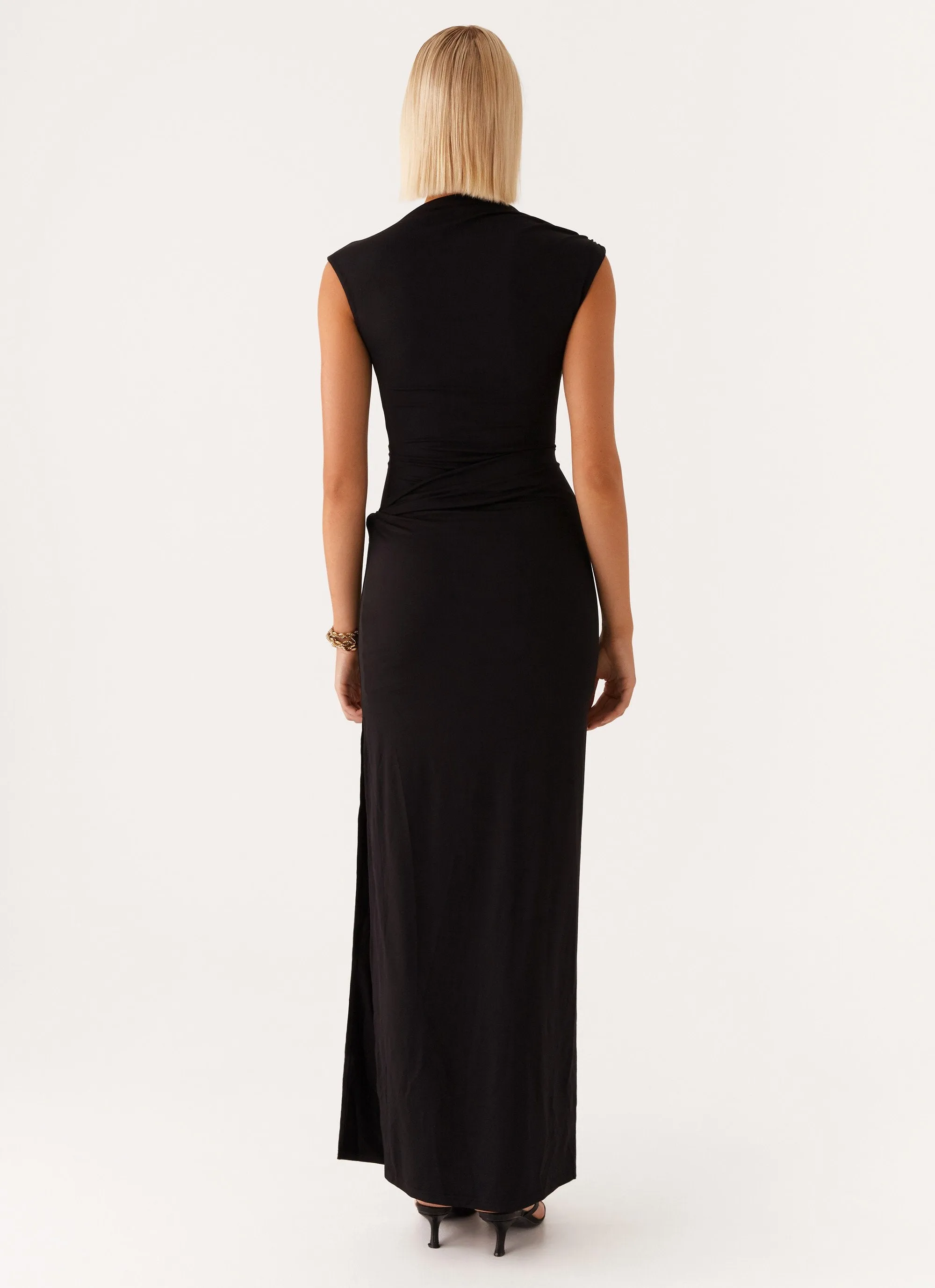 Geneva Maxi Dress - Black sold by Peppermayo product image thumbnail 3