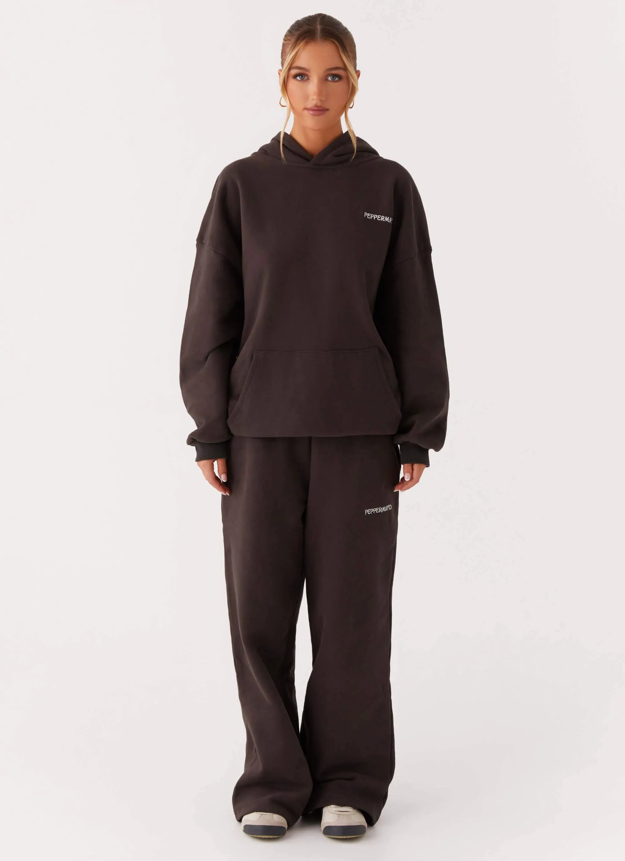 Signature Oversized Hoodie - Charcoal sold by Peppermayo product image thumbnail 3