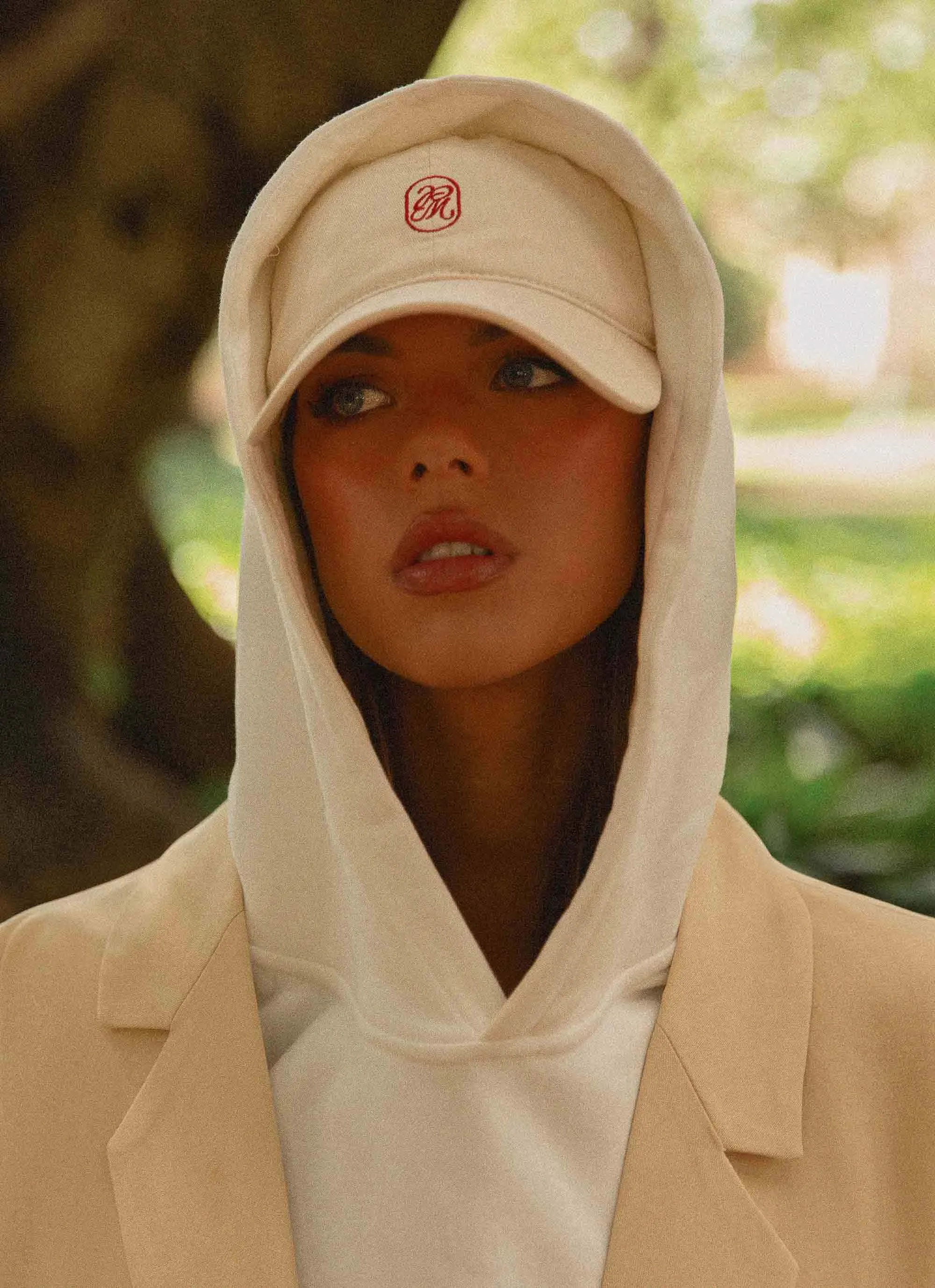 Big Hit Baseball Cap - Ivory sold by Peppermayo product image thumbnail 2