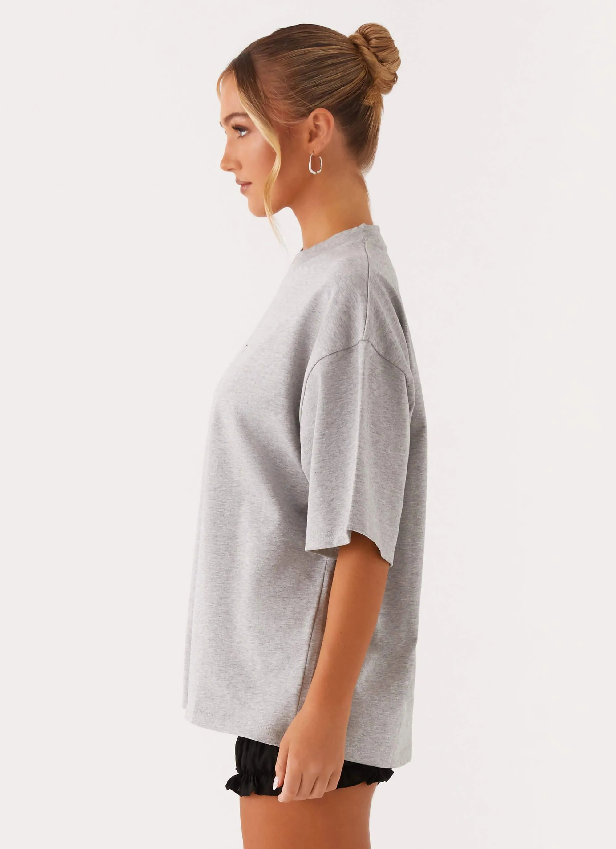 Signature Oversized Tee - Grey sold by Peppermayo product image thumbnail 4