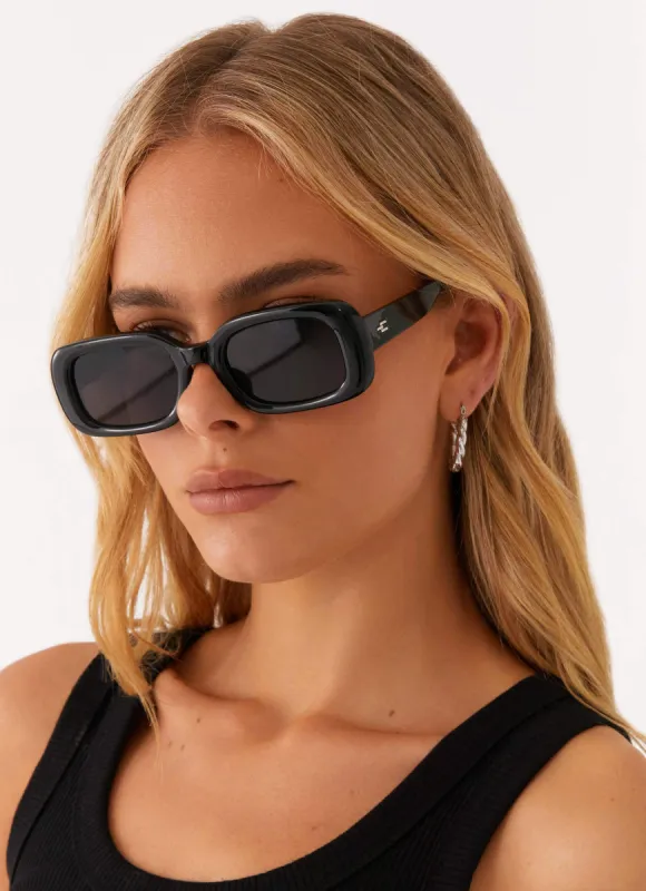 Confidence Sunglasses - Black sold by Peppermayo