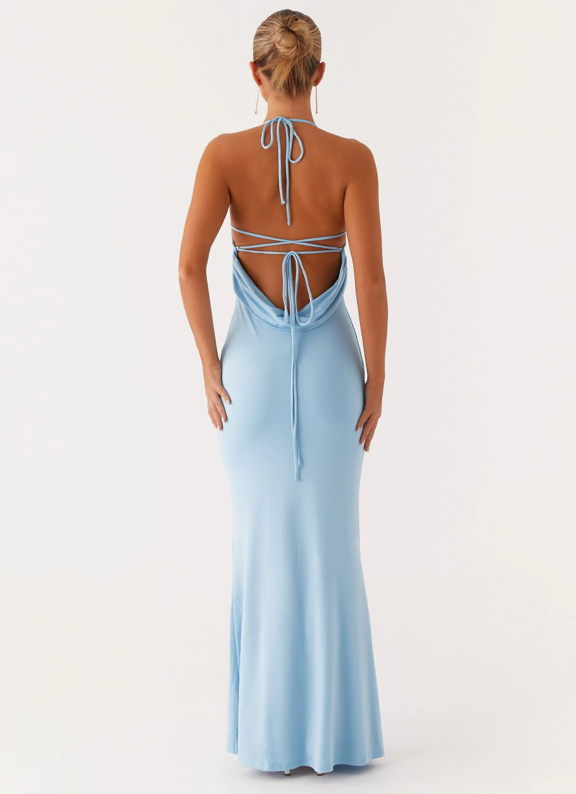 Talk About Us Maxi Dress - Blue sold by Peppermayo product image thumbnail 5