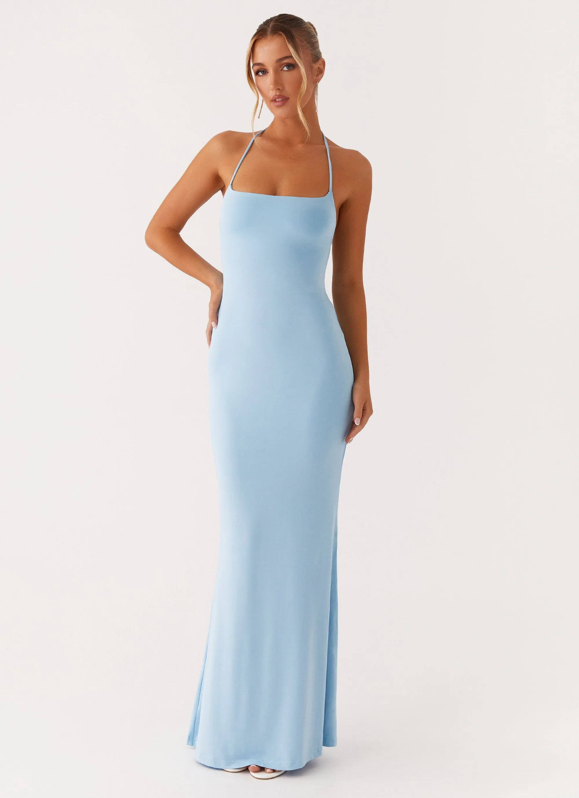 Talk About Us Maxi Dress - Blue sold by Peppermayo product image thumbnail 2