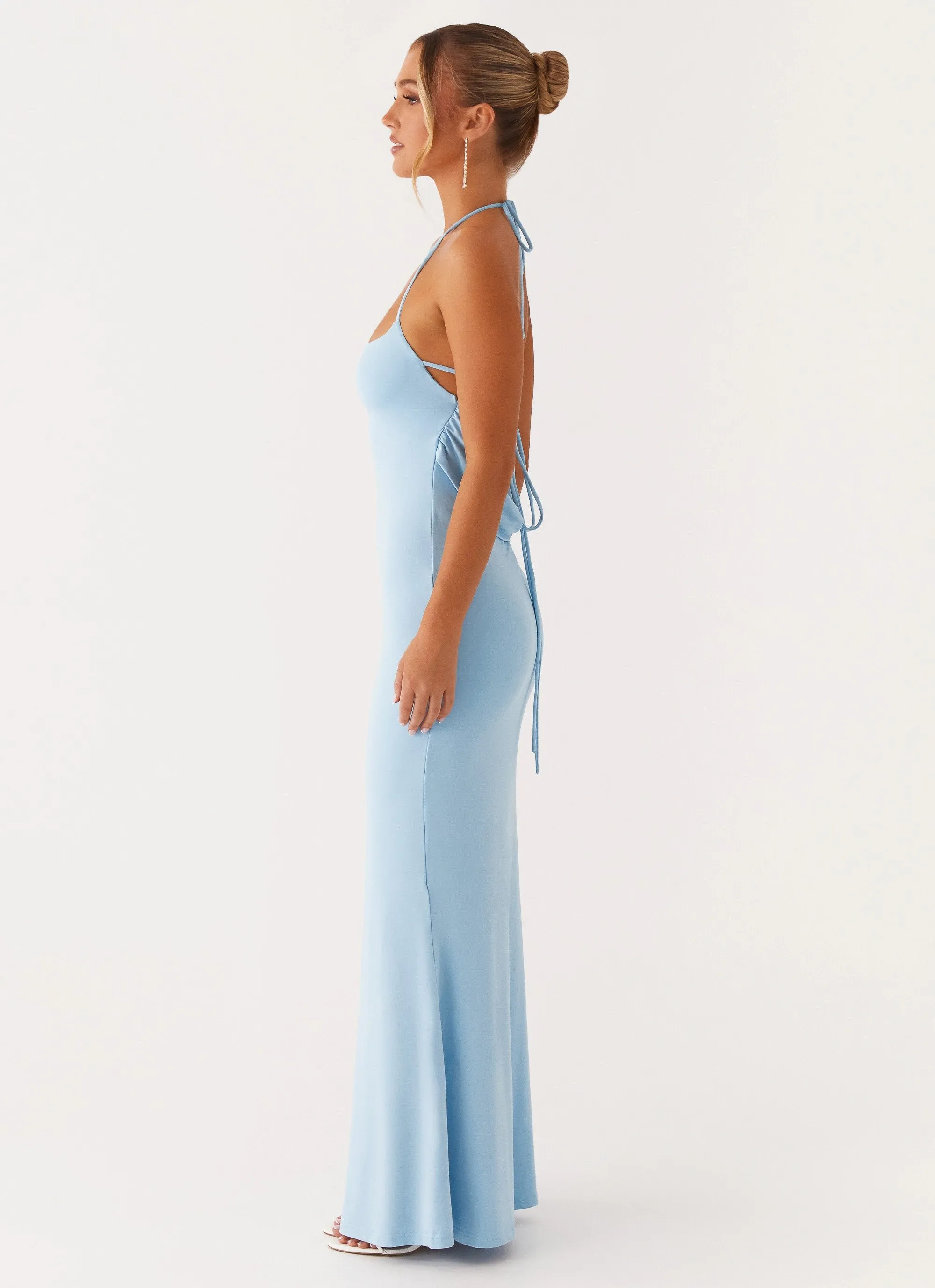 Talk About Us Maxi Dress - Blue sold by Peppermayo product image thumbnail 4