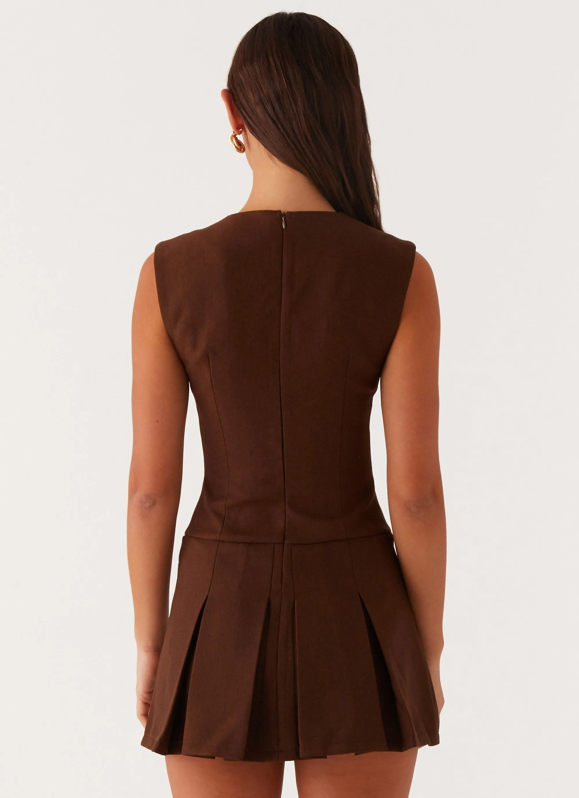 Cassia Mini Dress - Brown sold by Peppermayo product image thumbnail 4