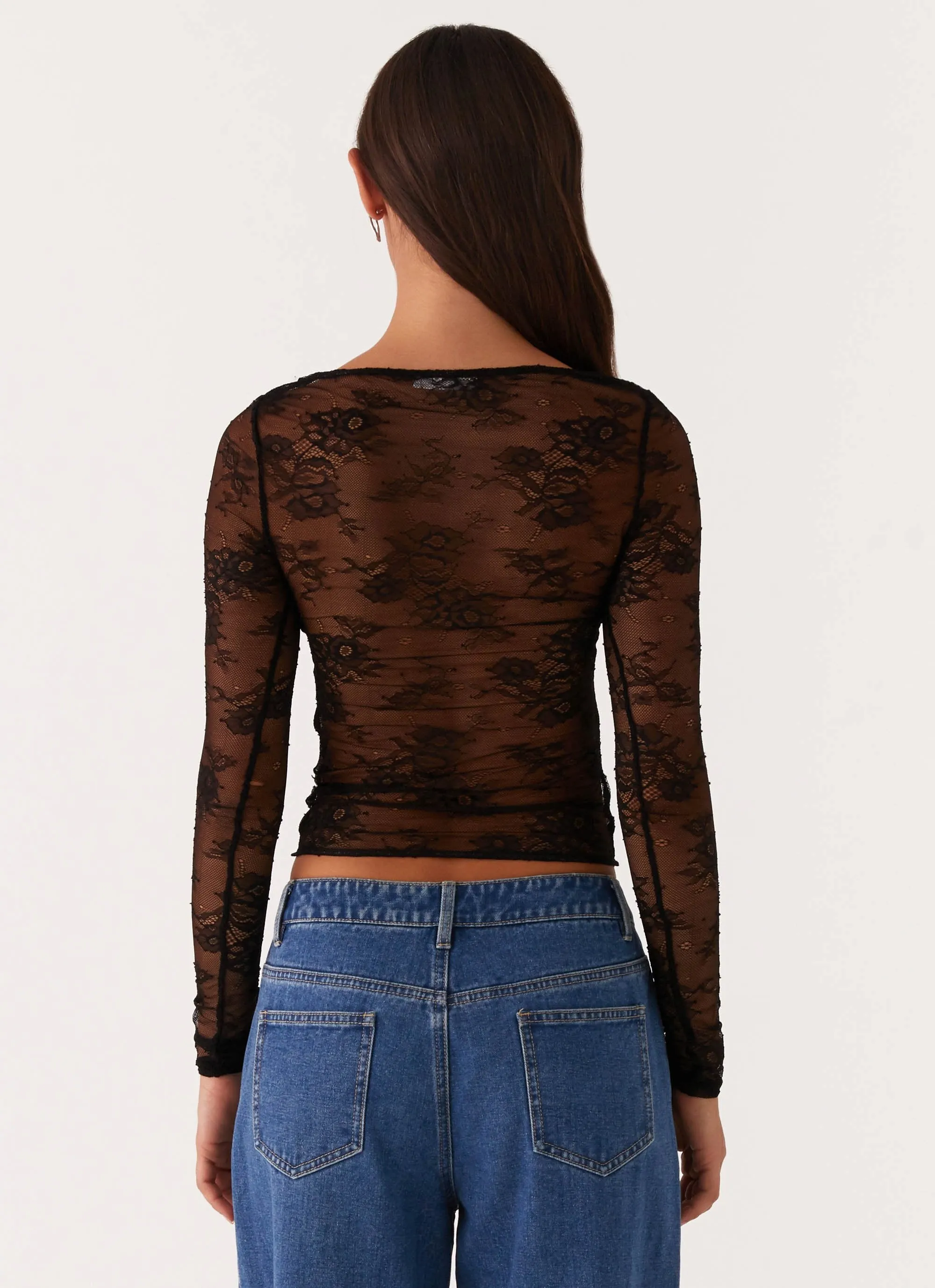 Blanca Lace Top - Black sold by Peppermayo product image thumbnail 4