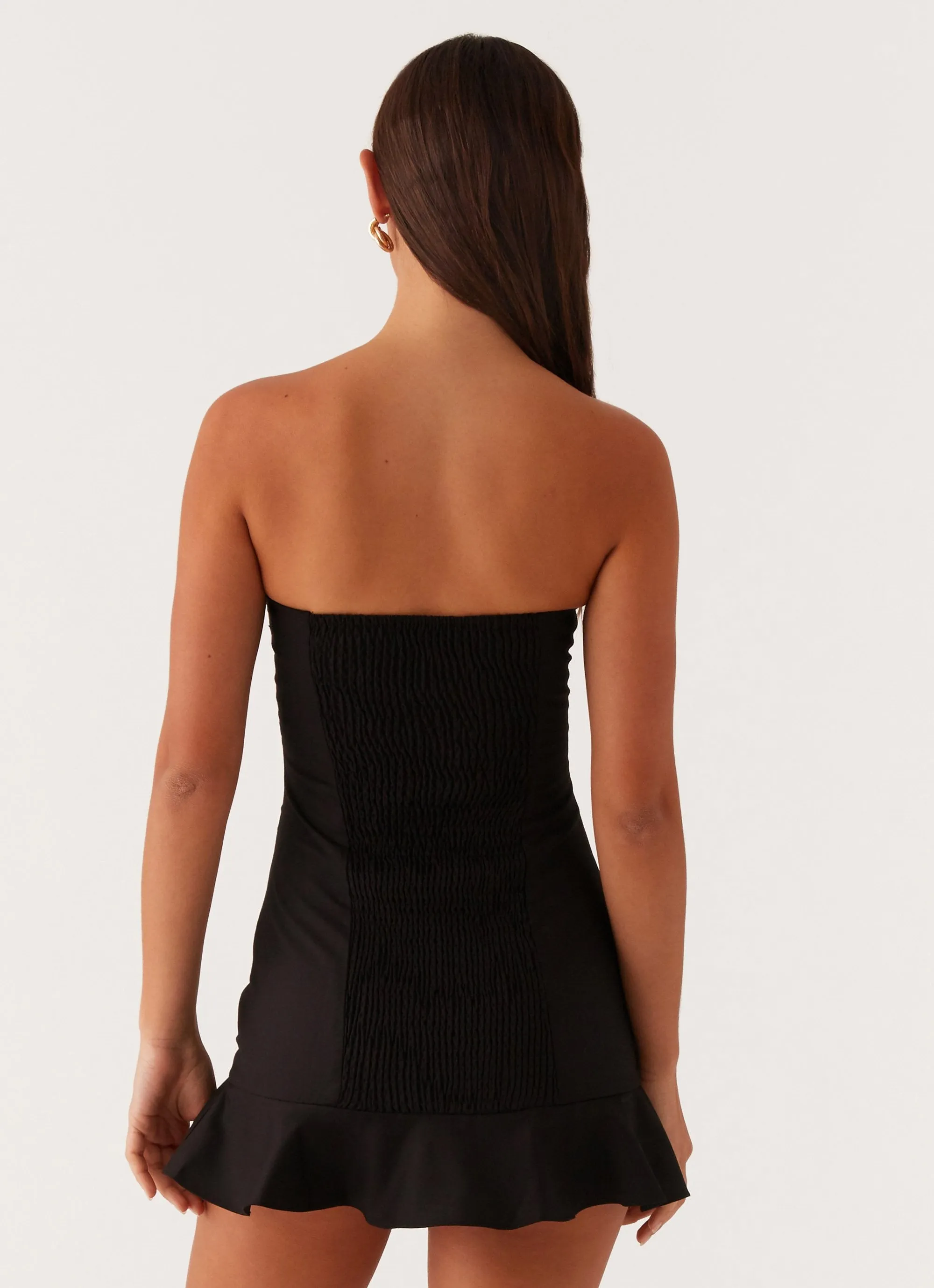 Delmi Bustier Mini Dress - Black sold by Peppermayo product image thumbnail 4