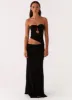 Wild Roses Maxi Dress - Black sold by Peppermayo