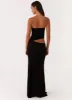 Wild Roses Maxi Dress - Black sold by Peppermayo