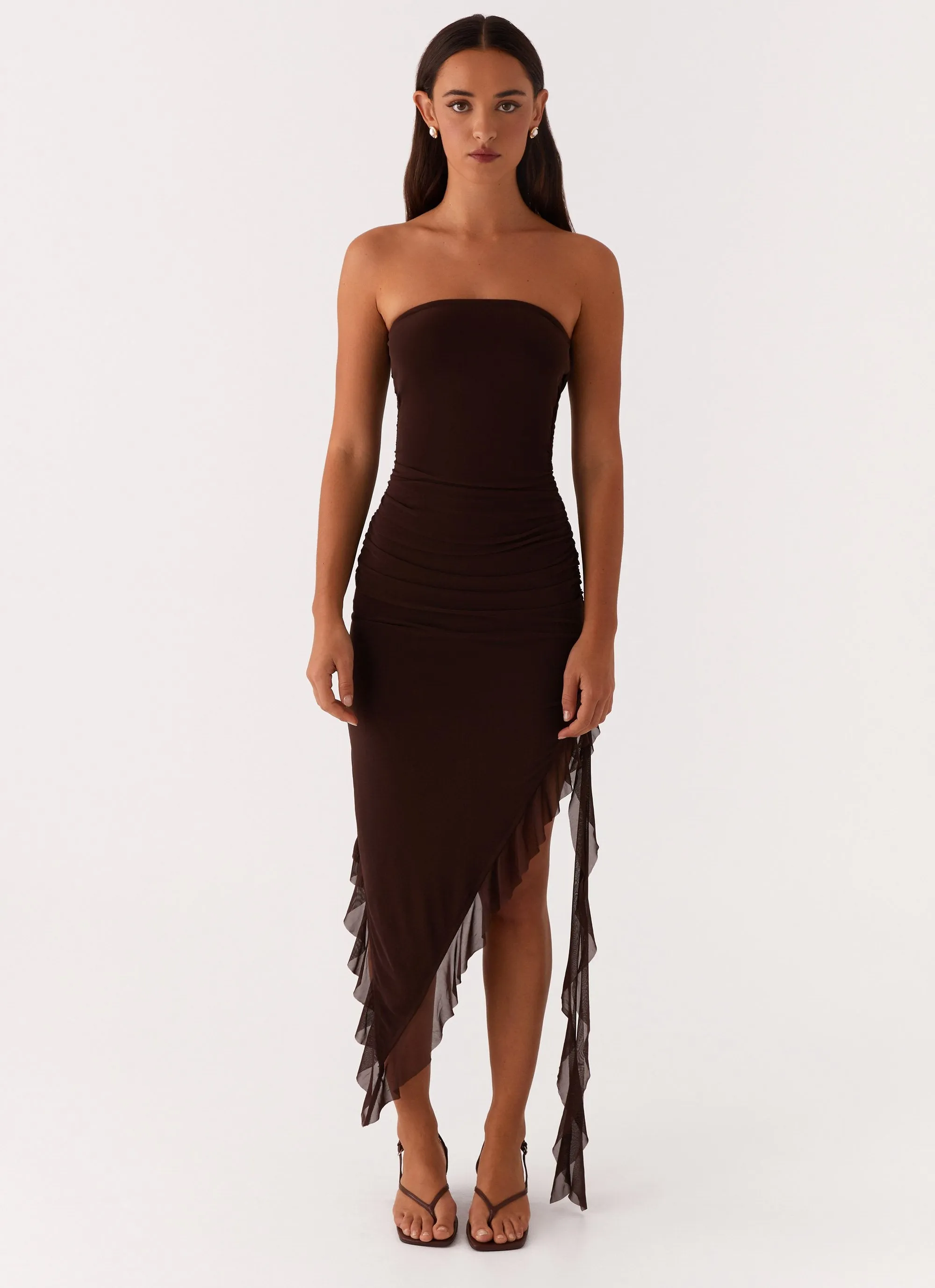 Aoife Midi Dress - Brown sold by Peppermayo product image thumbnail 3