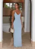 Anastasia Maxi Dress - Blue sold by Peppermayo